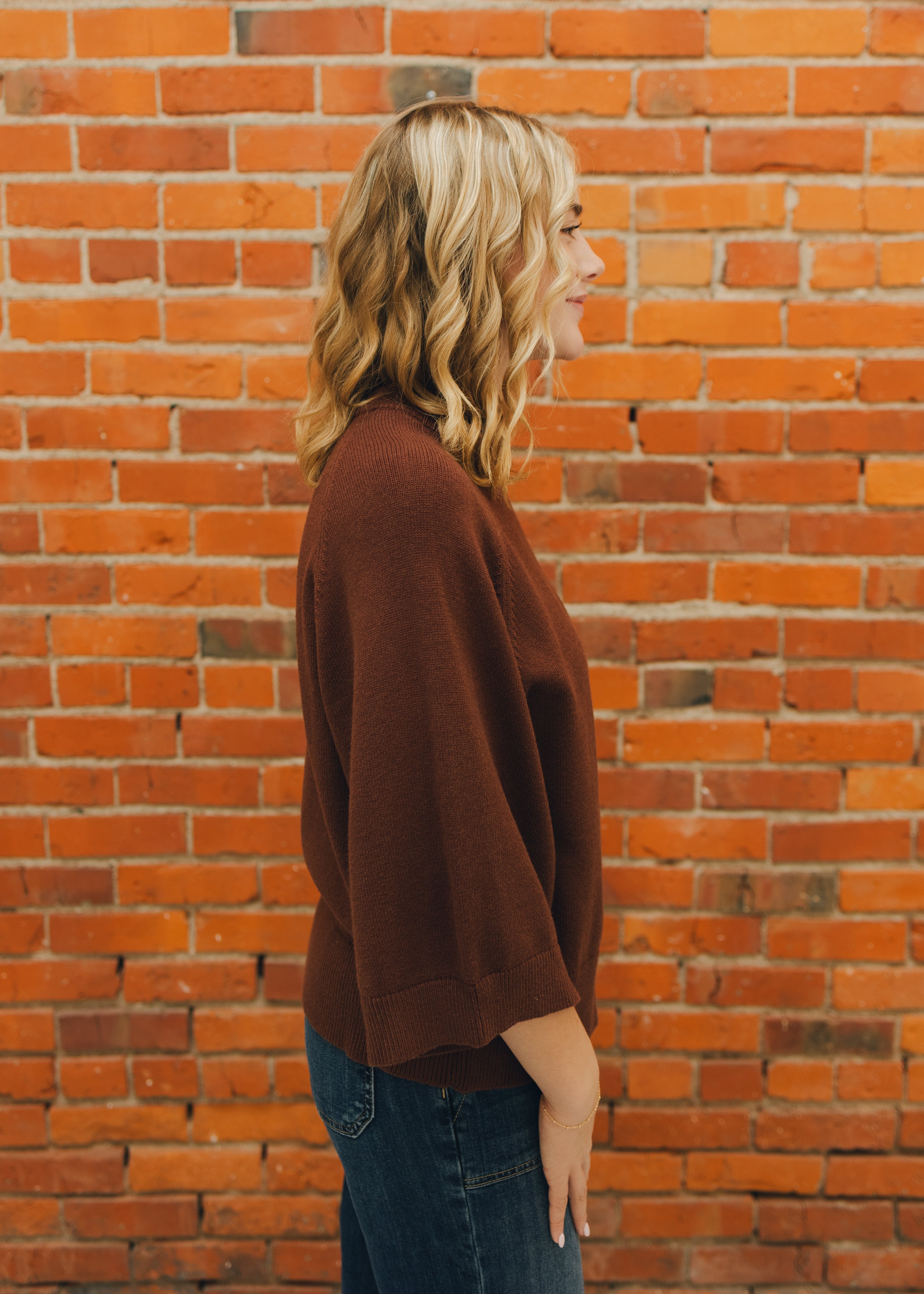 Drop Shoulder Comfy Sweater