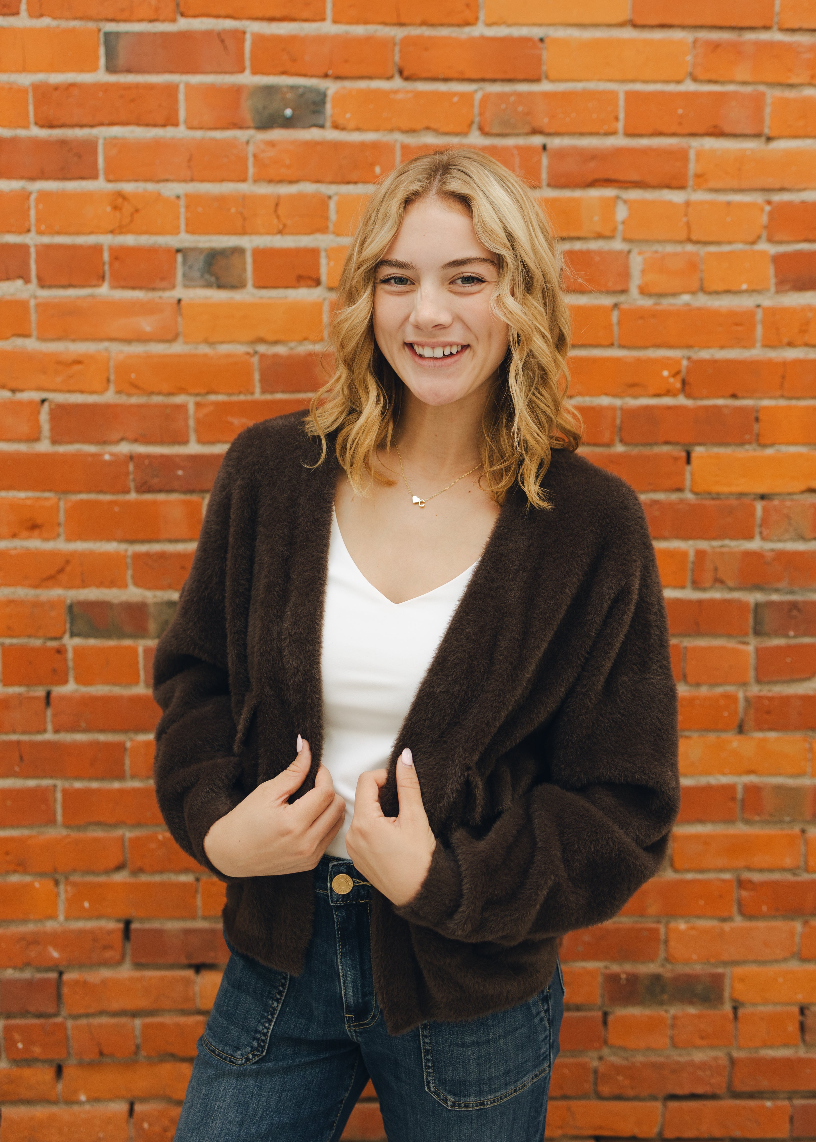 KUT Jana Cardigan - Chocolate