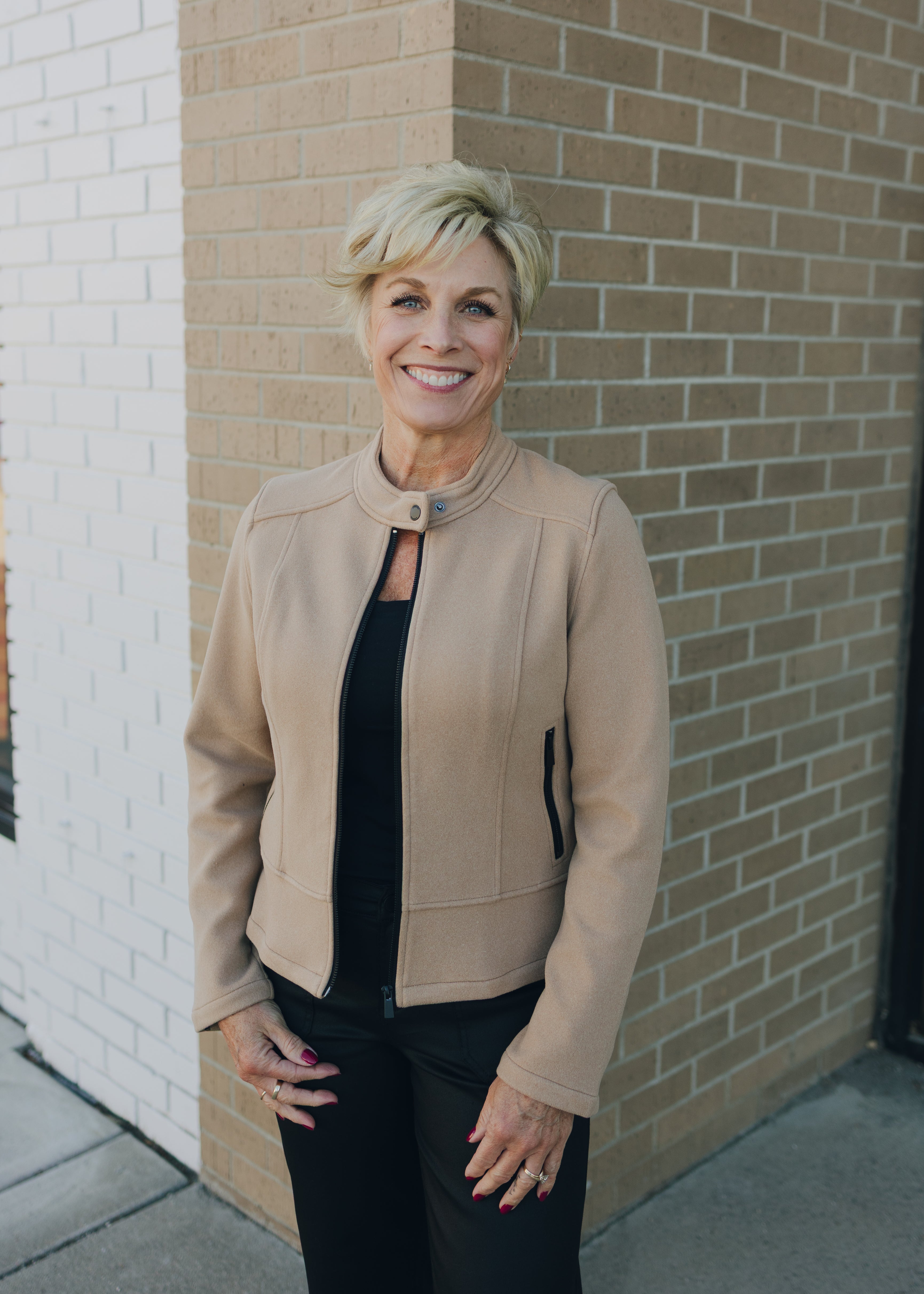 Liverpool Biker Jacket - Camel