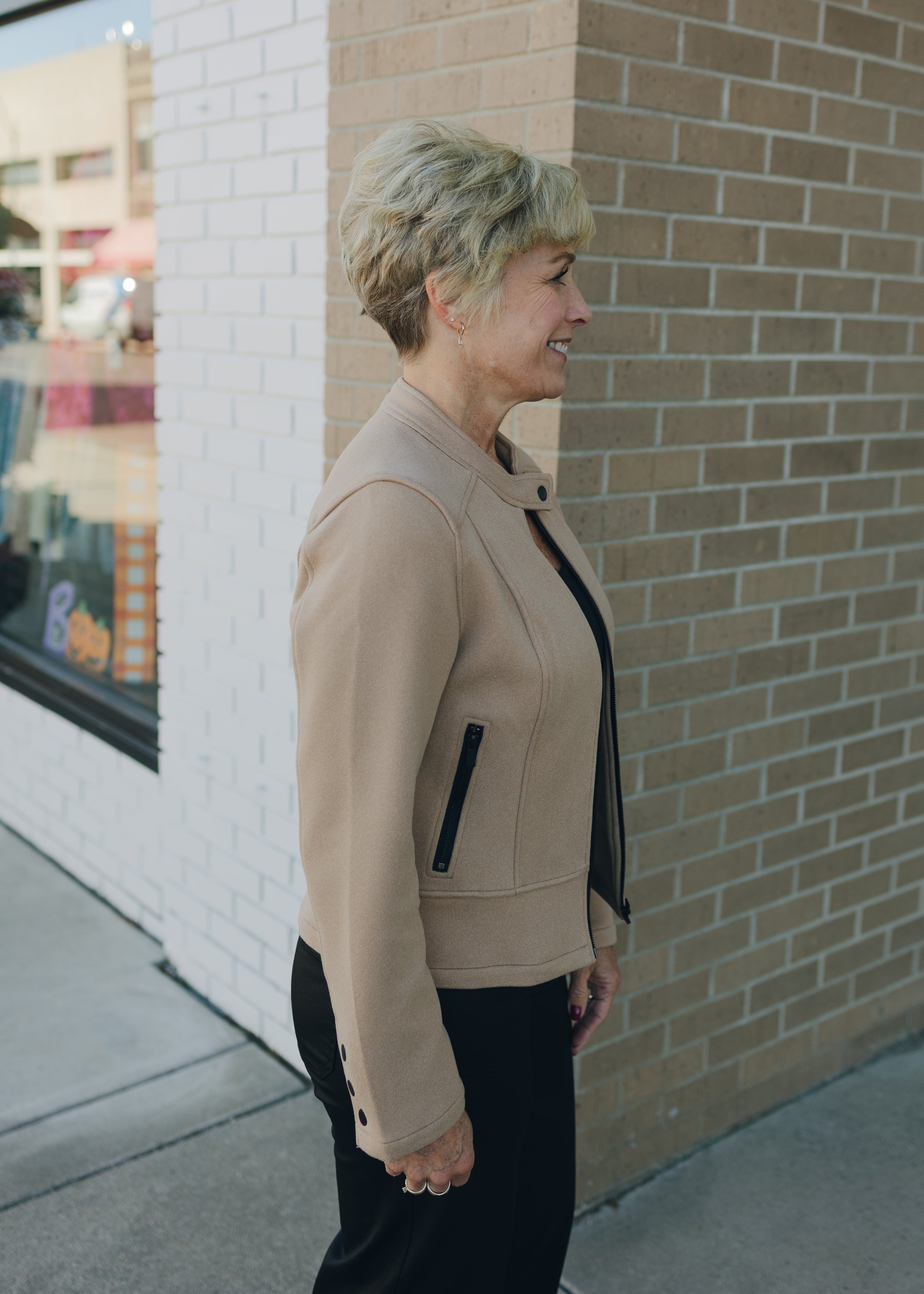 Liverpool Biker Jacket - Camel