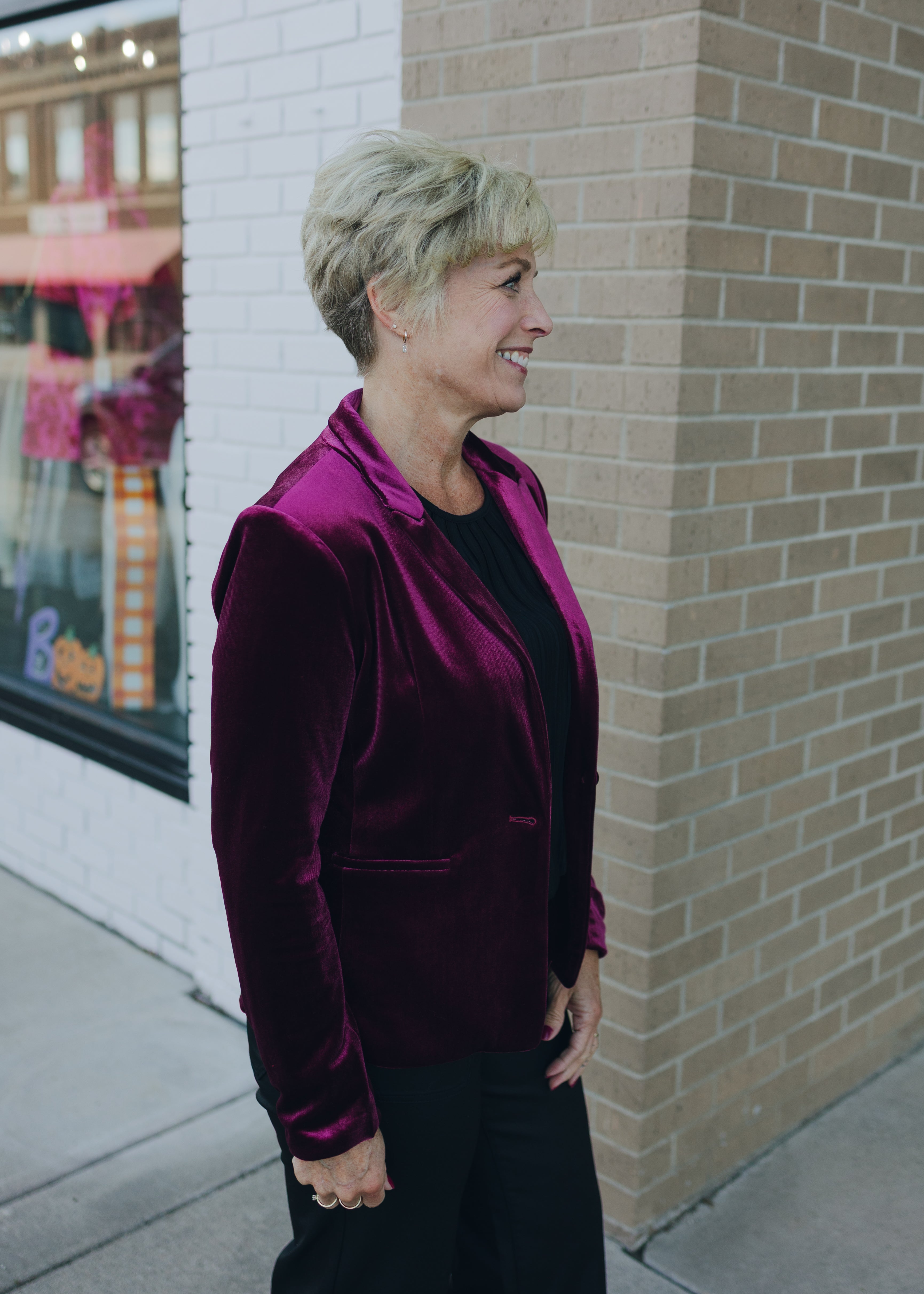 Molly Bracken Knitted Blazer