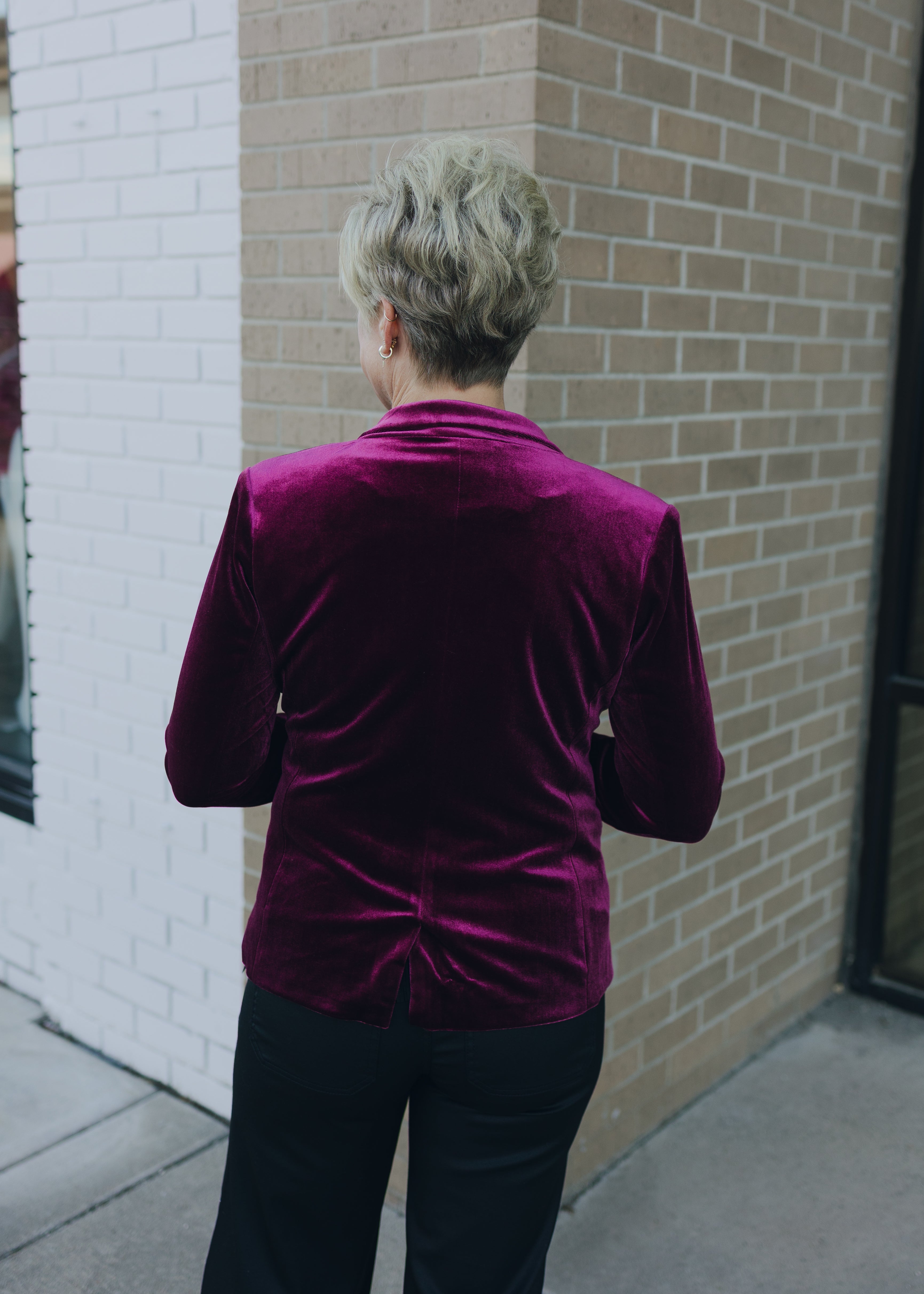 Molly Bracken Knitted Blazer