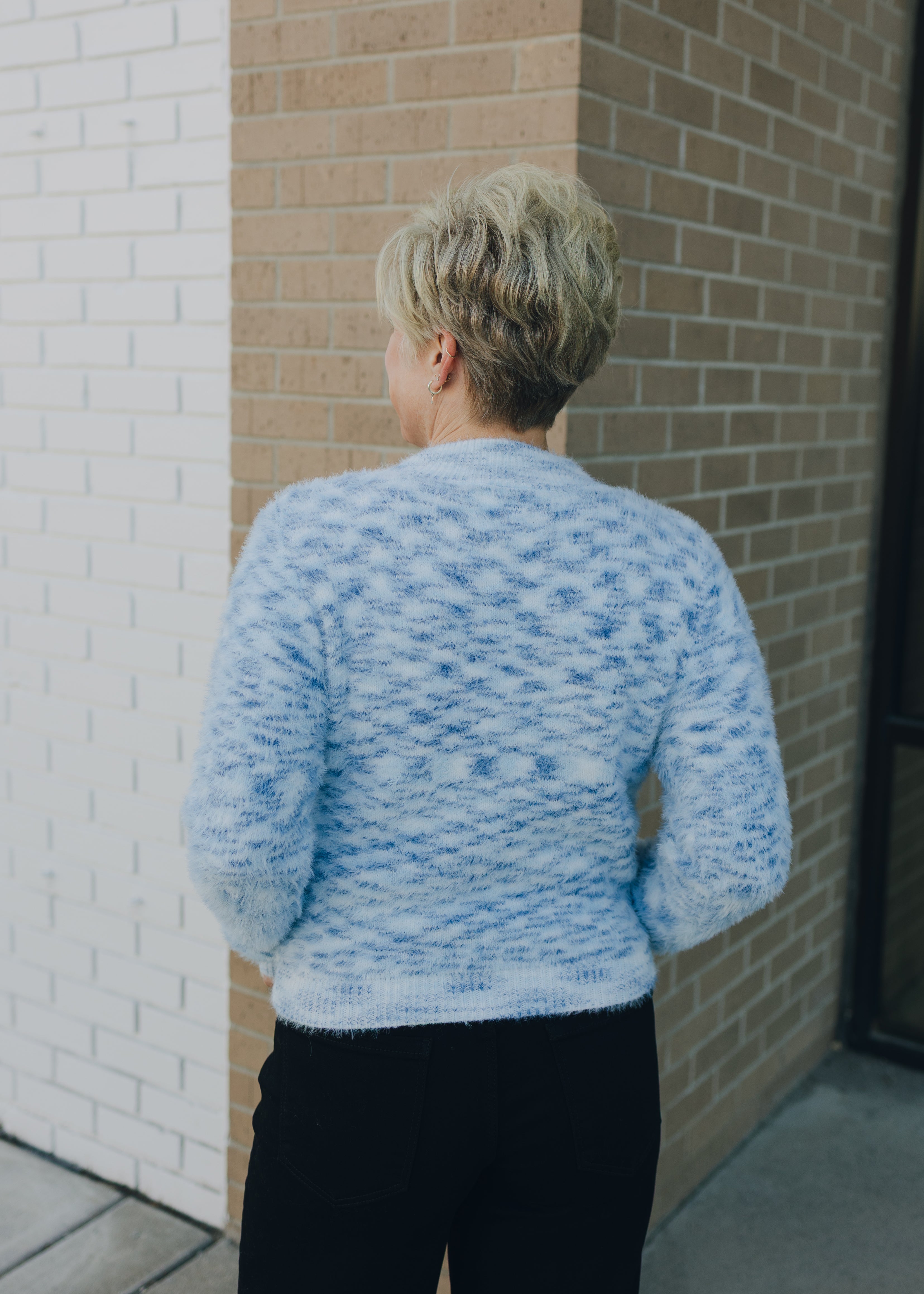Molly Bracken Blue Multi Sweater
