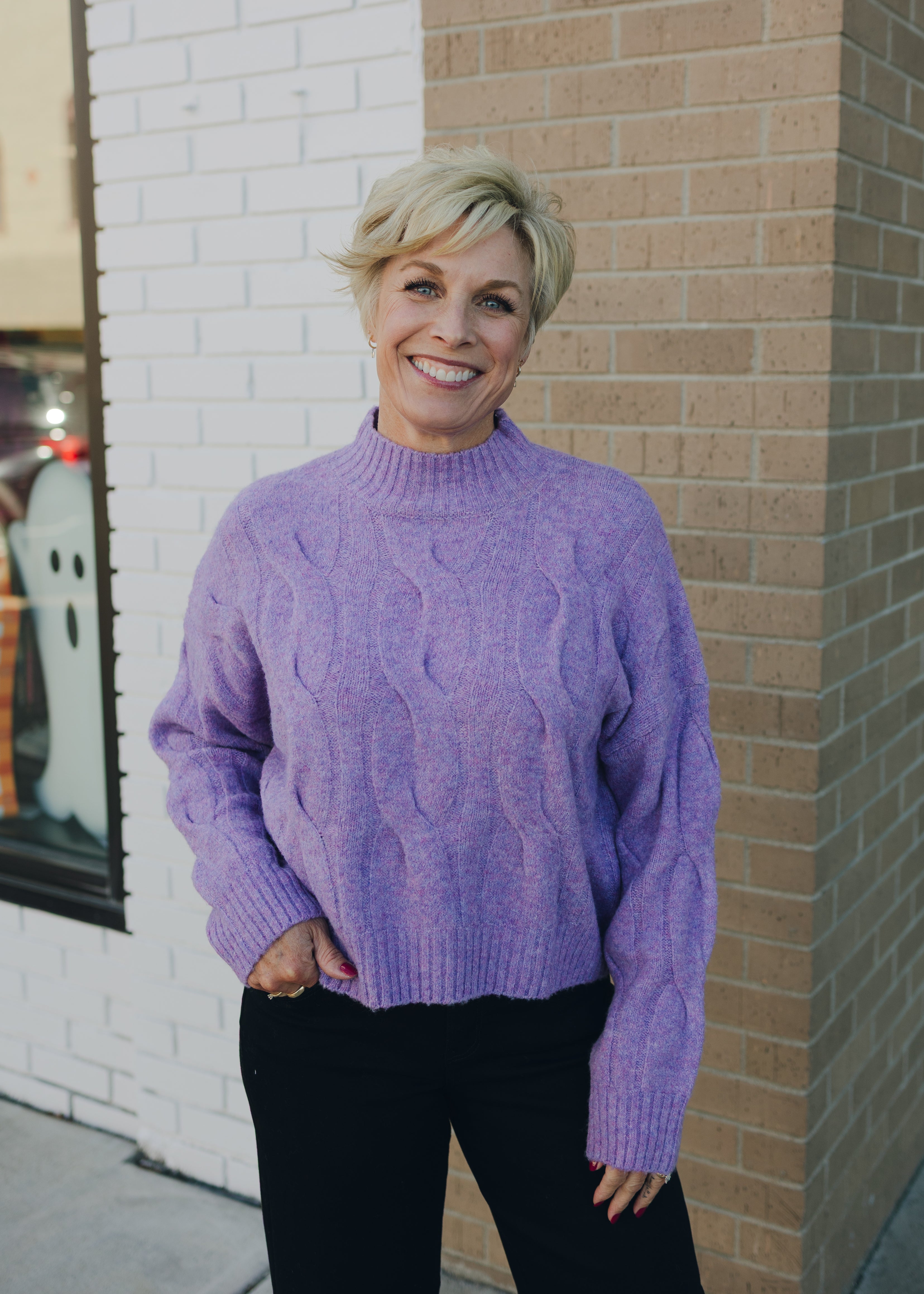 Molly Bracken Knitted Sweater - Purple