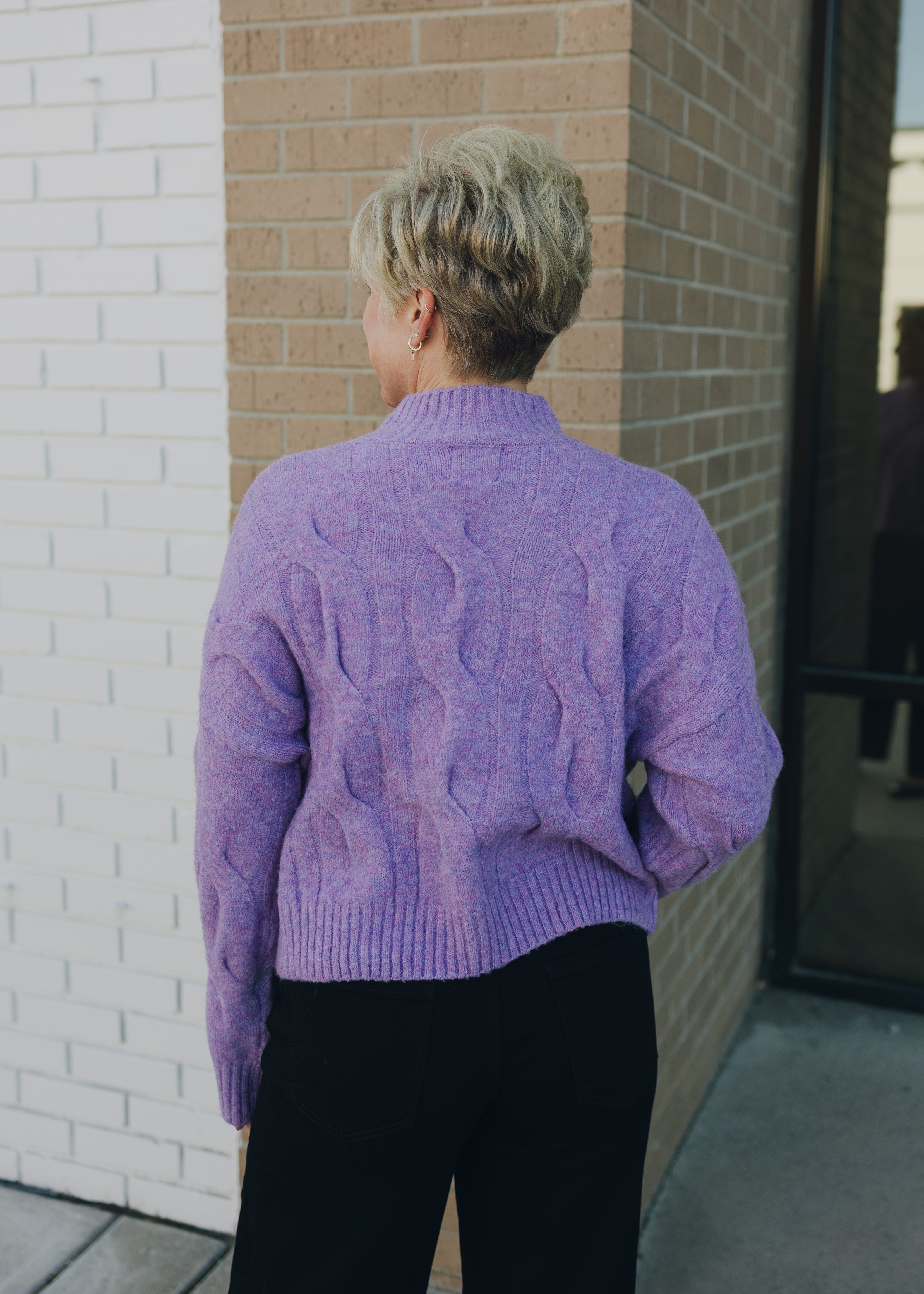 Molly Bracken Knitted Sweater - Purple