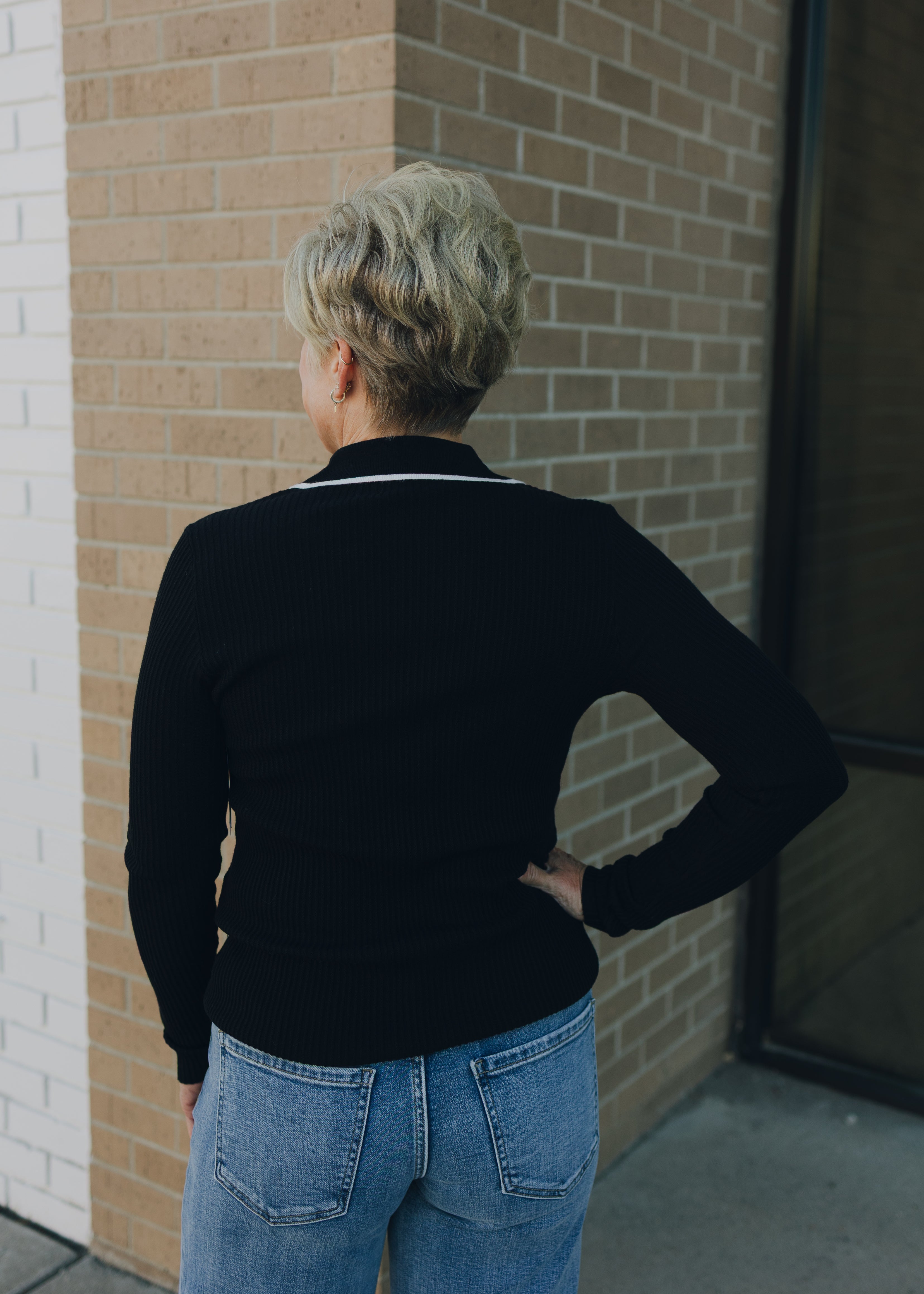 Liverpool Long Sleeve V-Neck Top