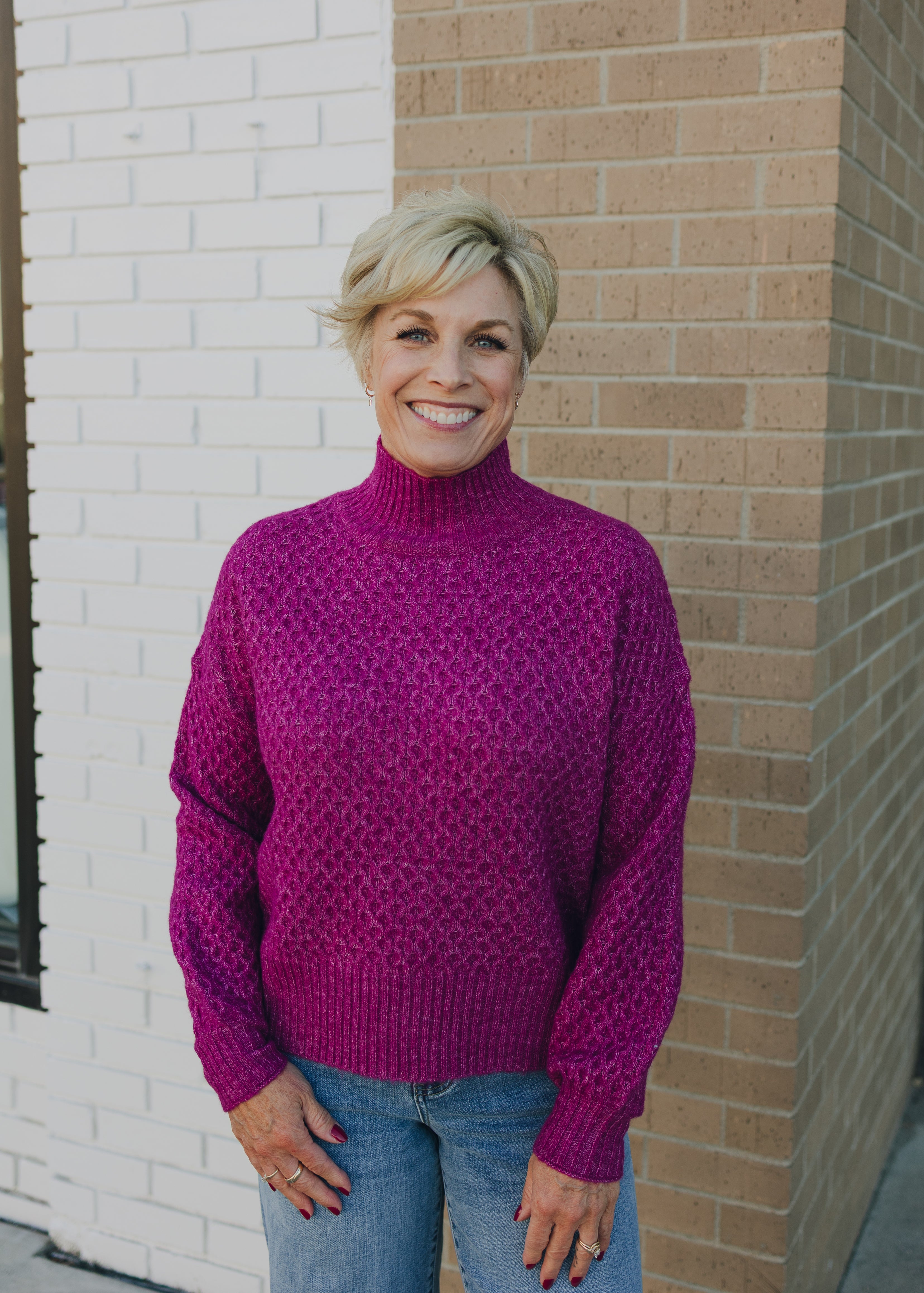 Molly Bracken Knitted Turtleneck Sweater