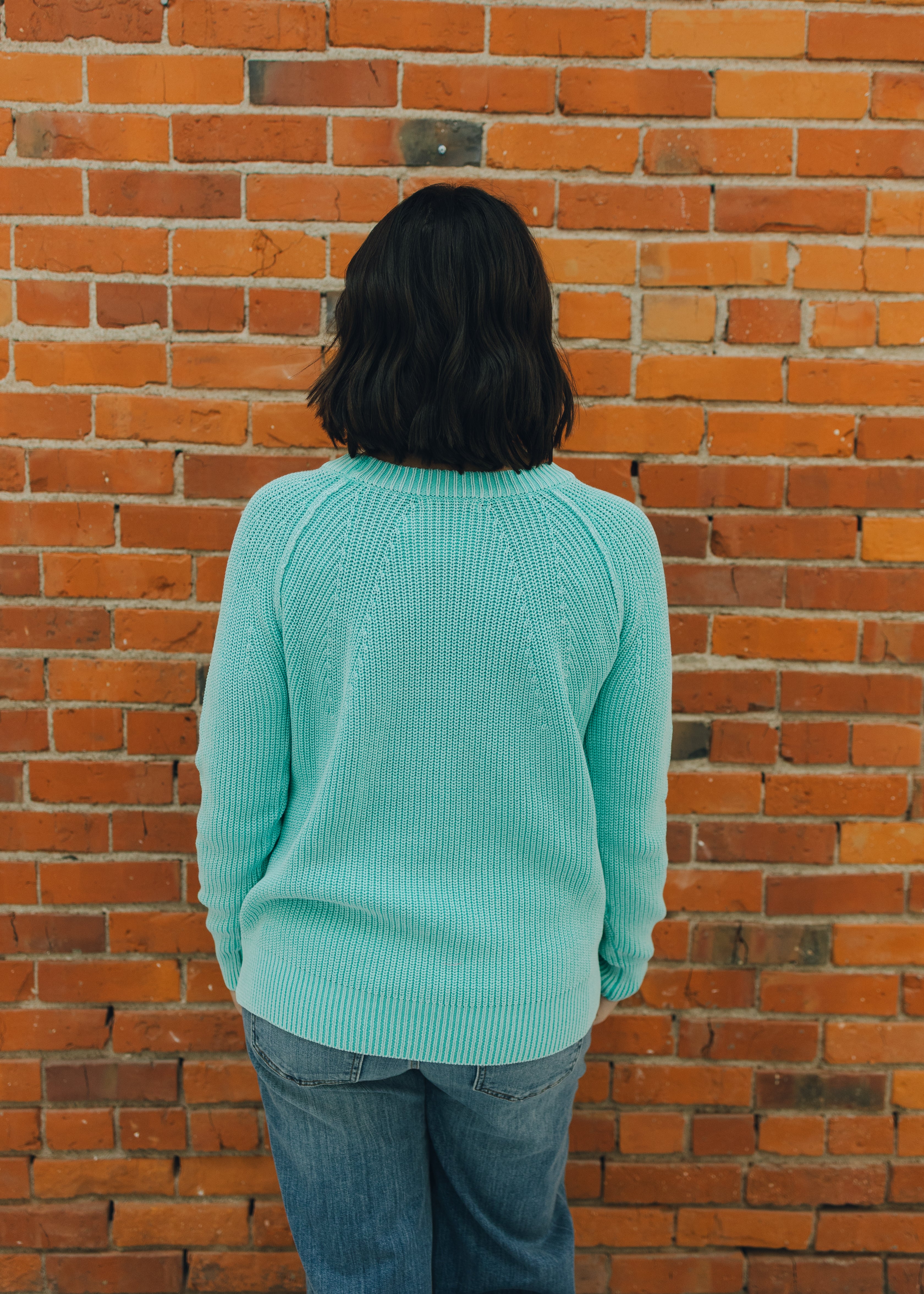 Raglan Sleeve Sweater - Mint