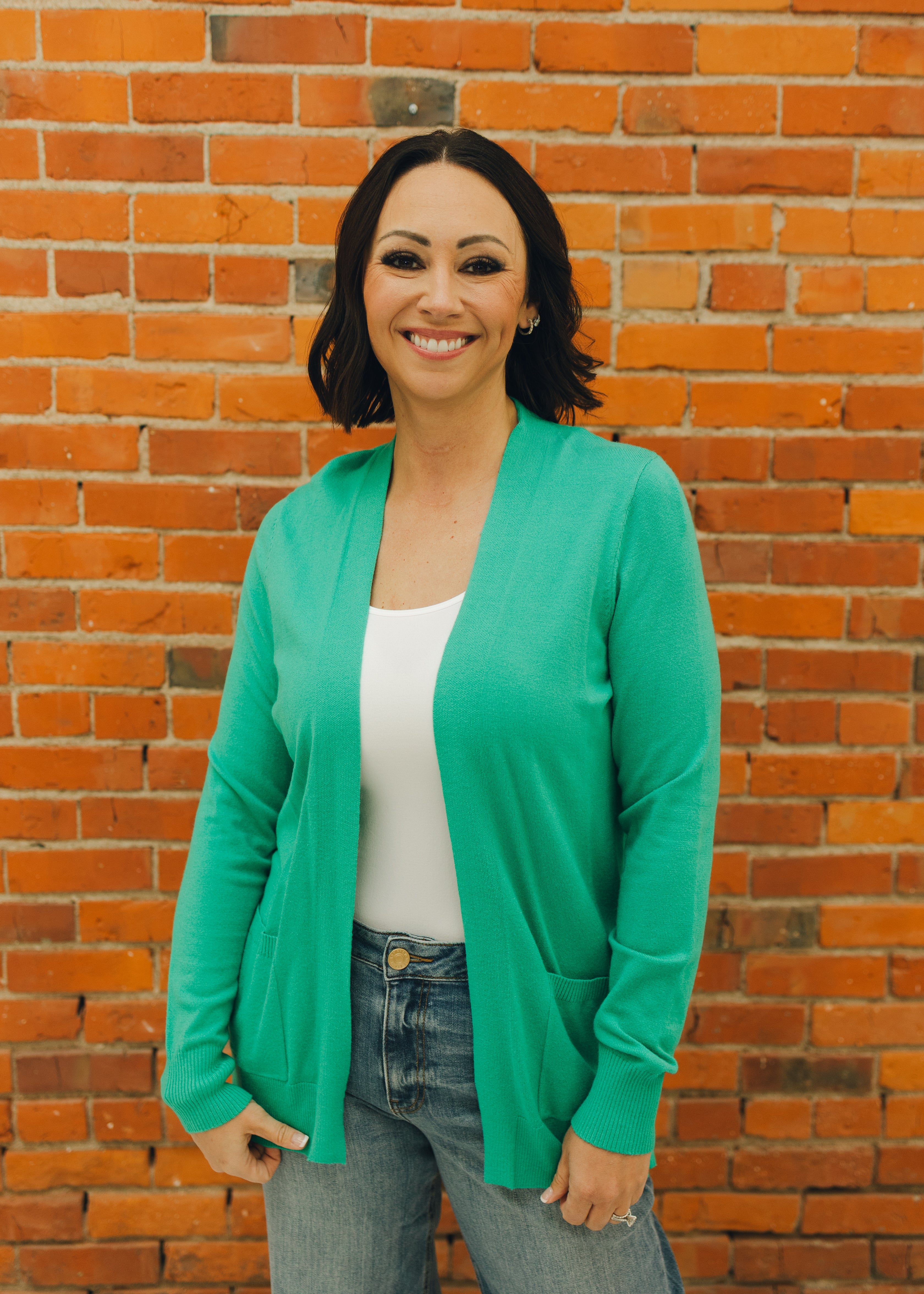 Everyday Sweater Cardigan - Emerald