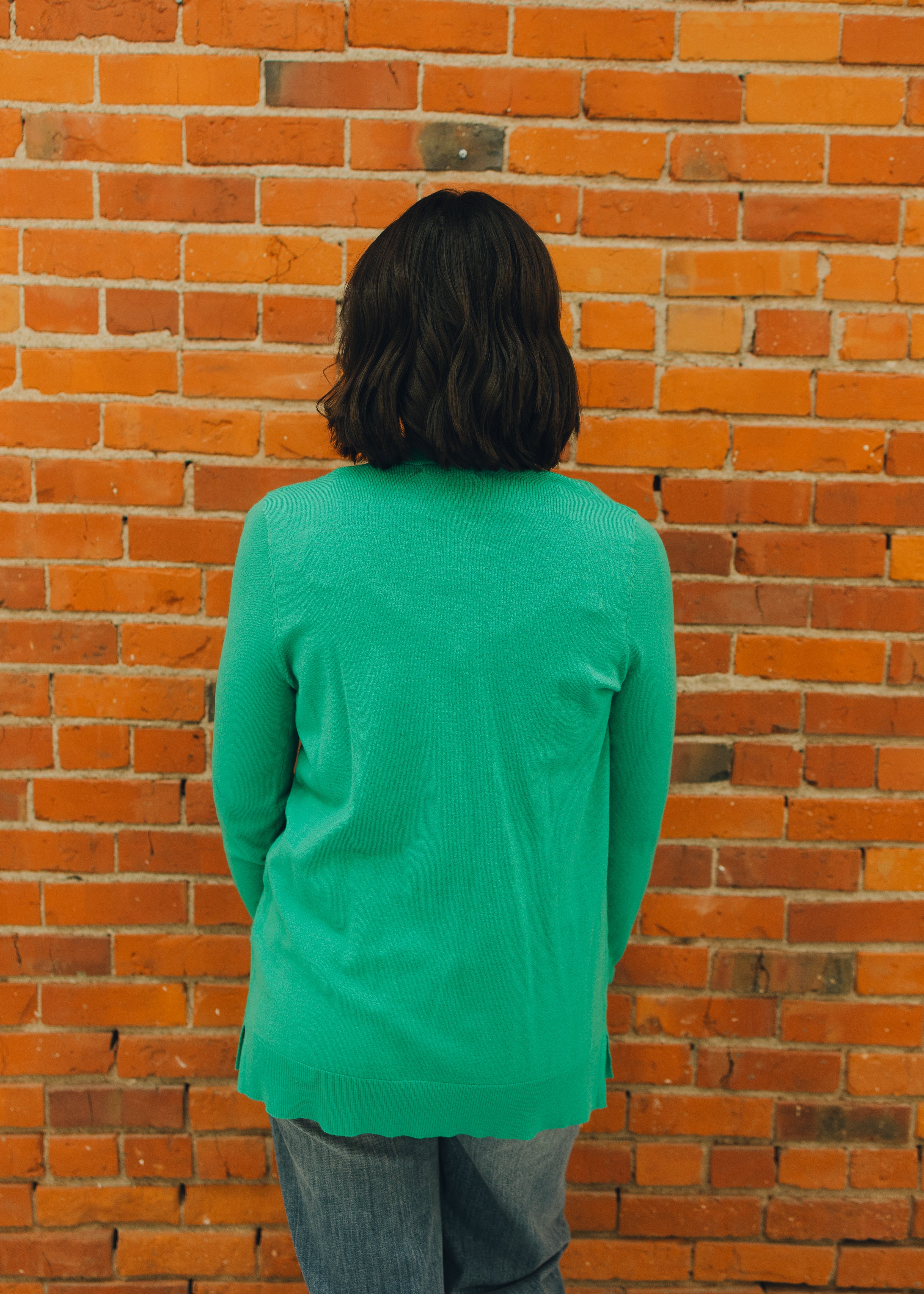 Everyday Sweater Cardigan - Emerald