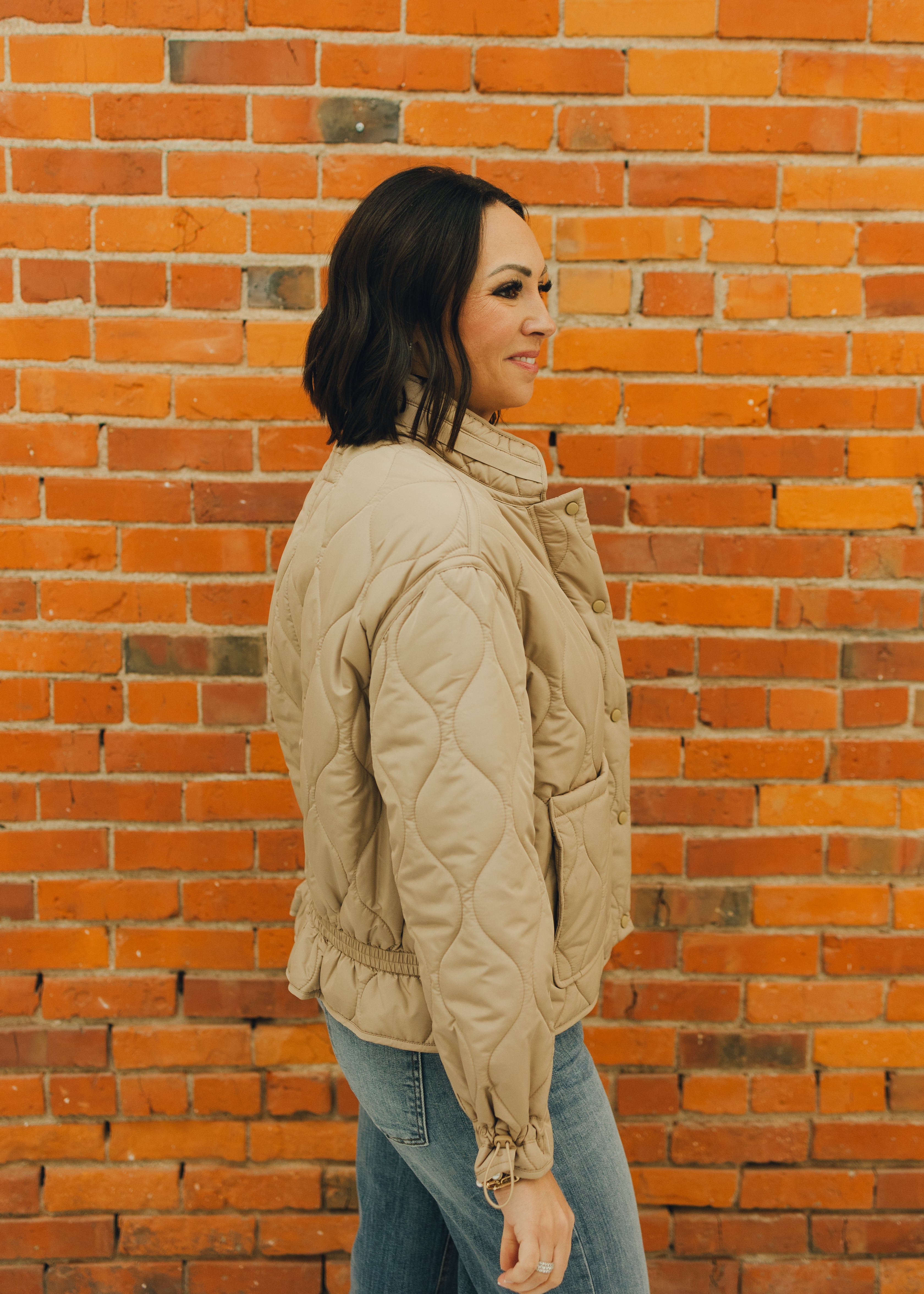 Liverpool Quilted Jacket w/ Zip Out Hood