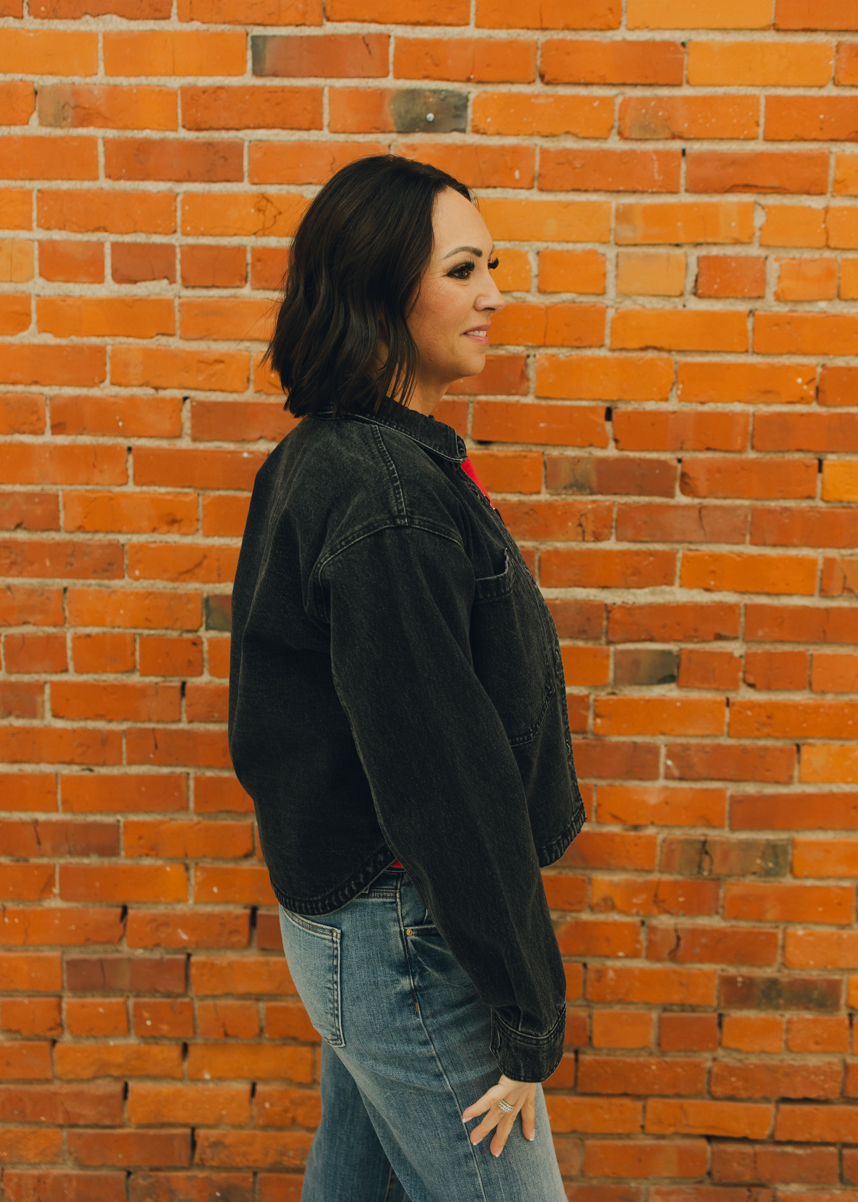 Z Supply Cropped Denim Jacket