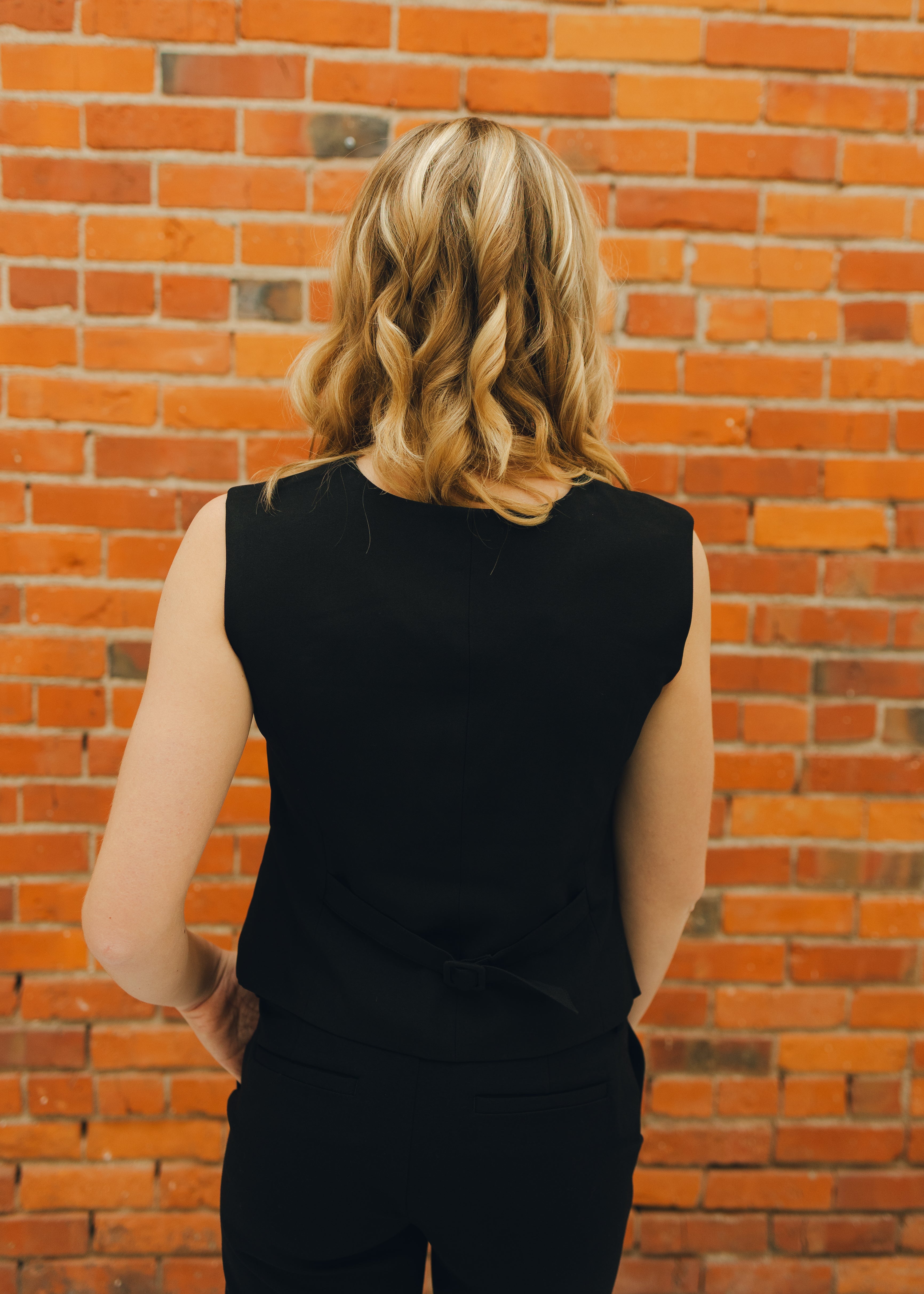 Molly Bracken Leather Button Vest