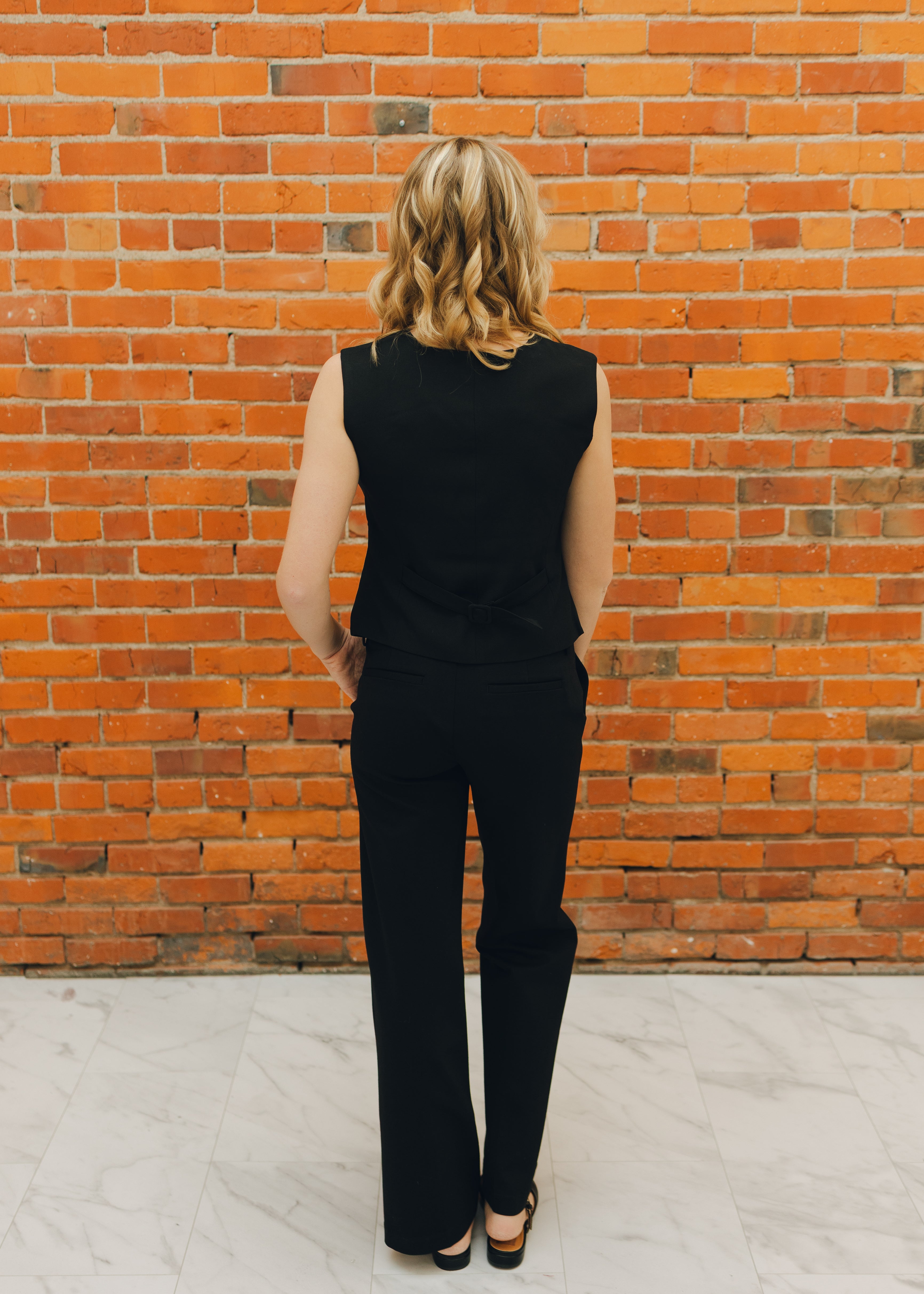 Liverpool High Rise Wide Leg - Black