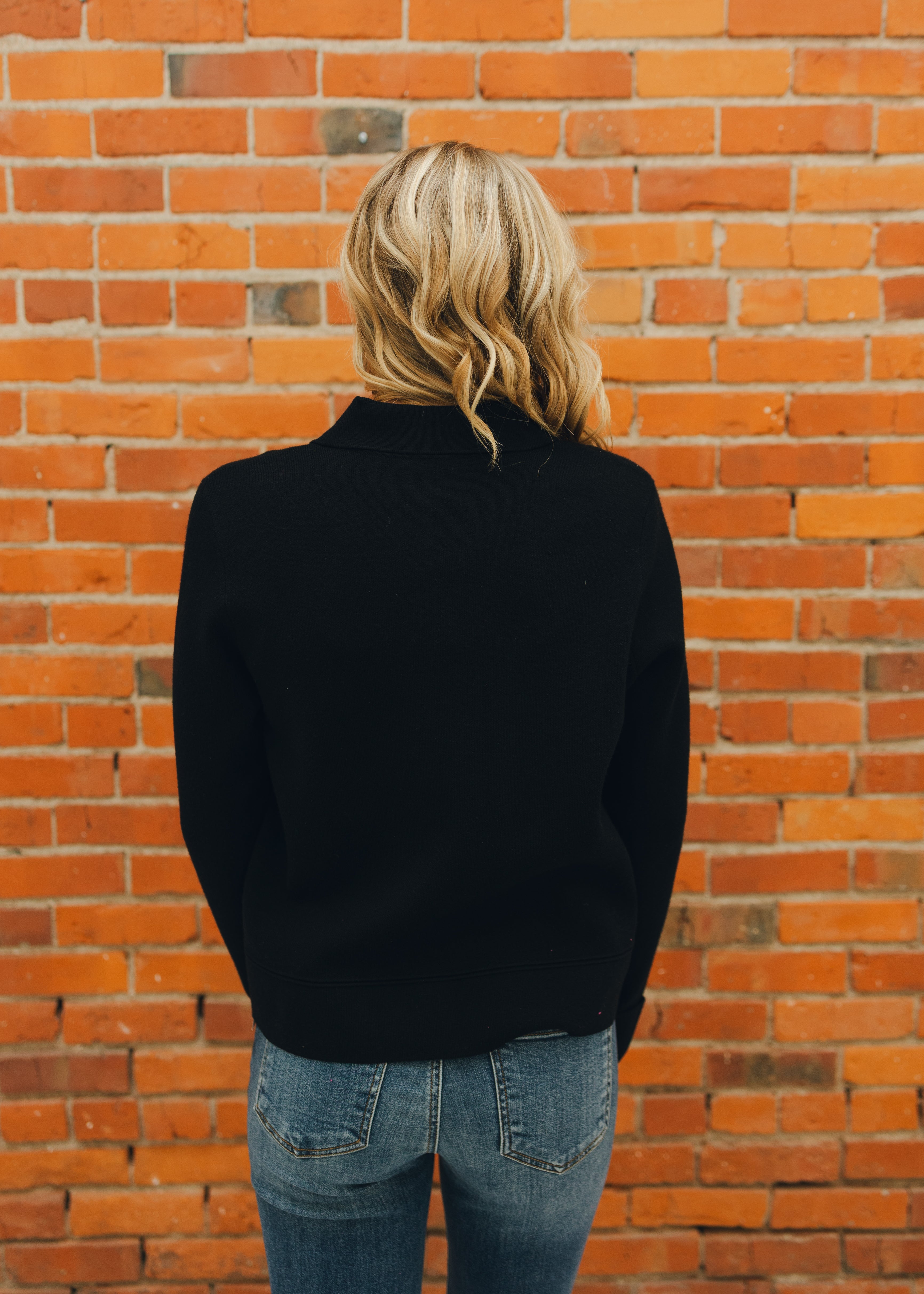 Tribal L/S Sweater Cardigan w/ Collar