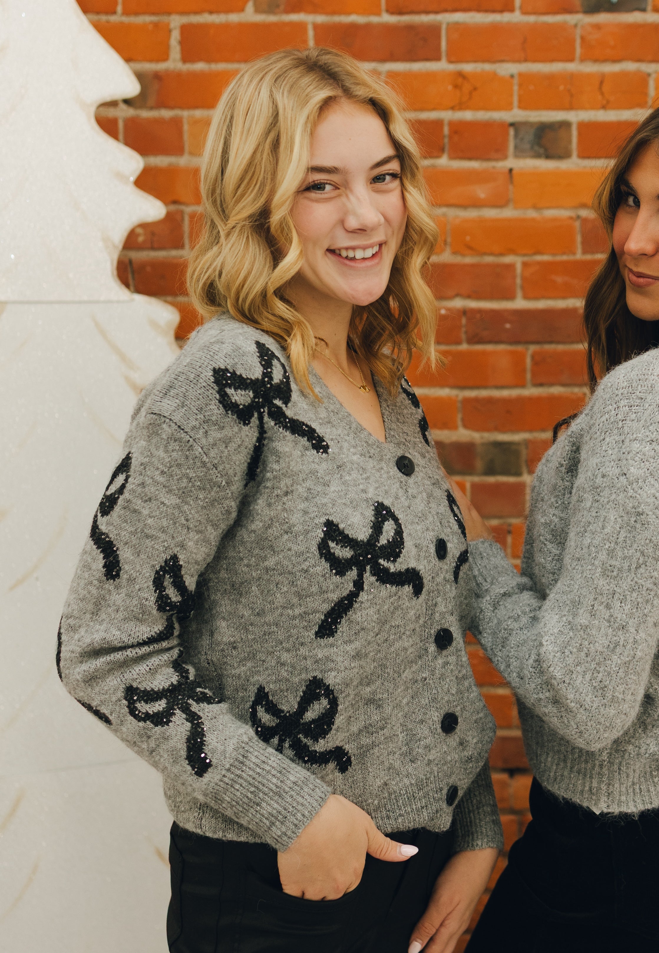 Molly Bracken Bow Cardigan