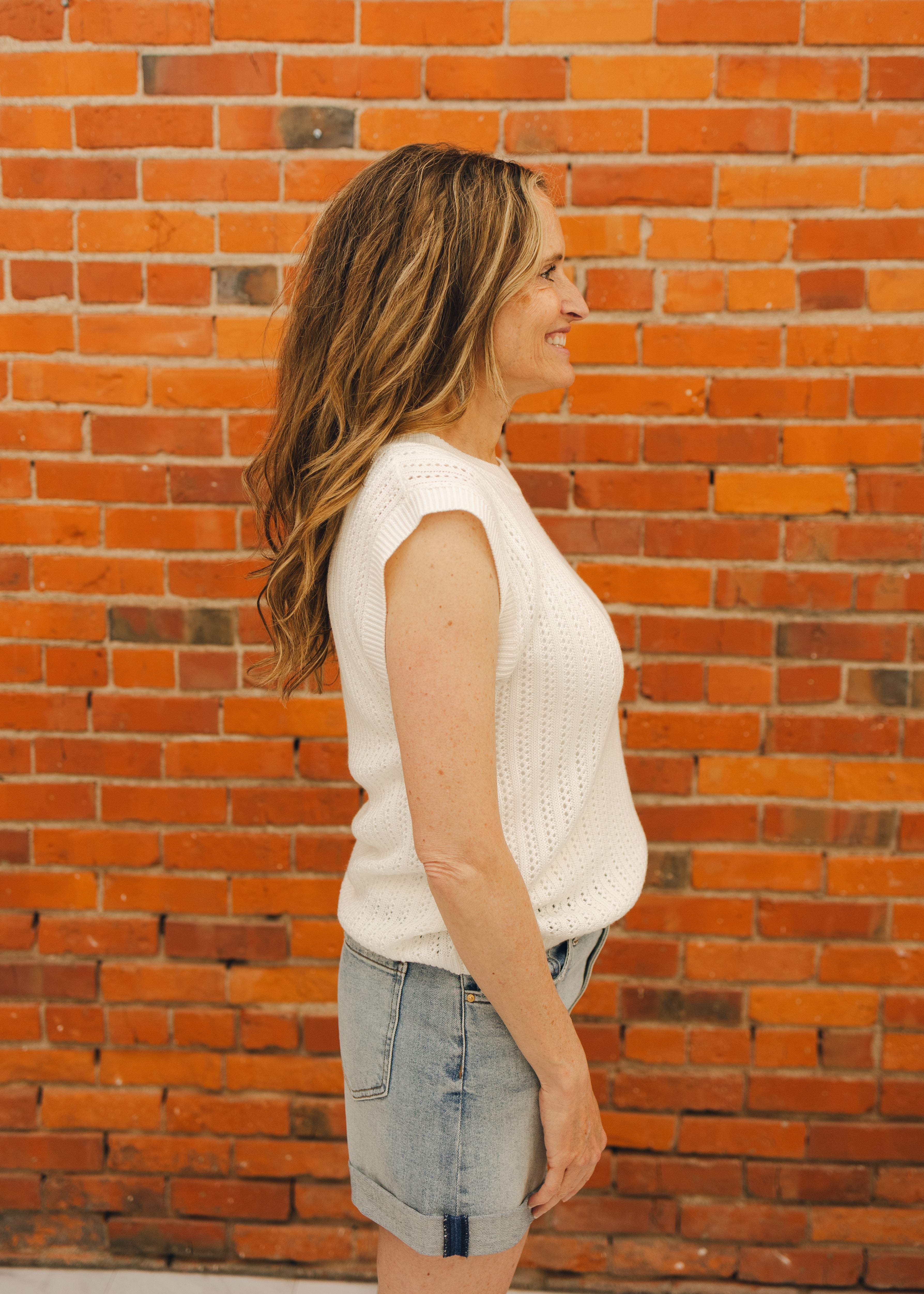 Molly Bracken Sleeveless Sweater Top