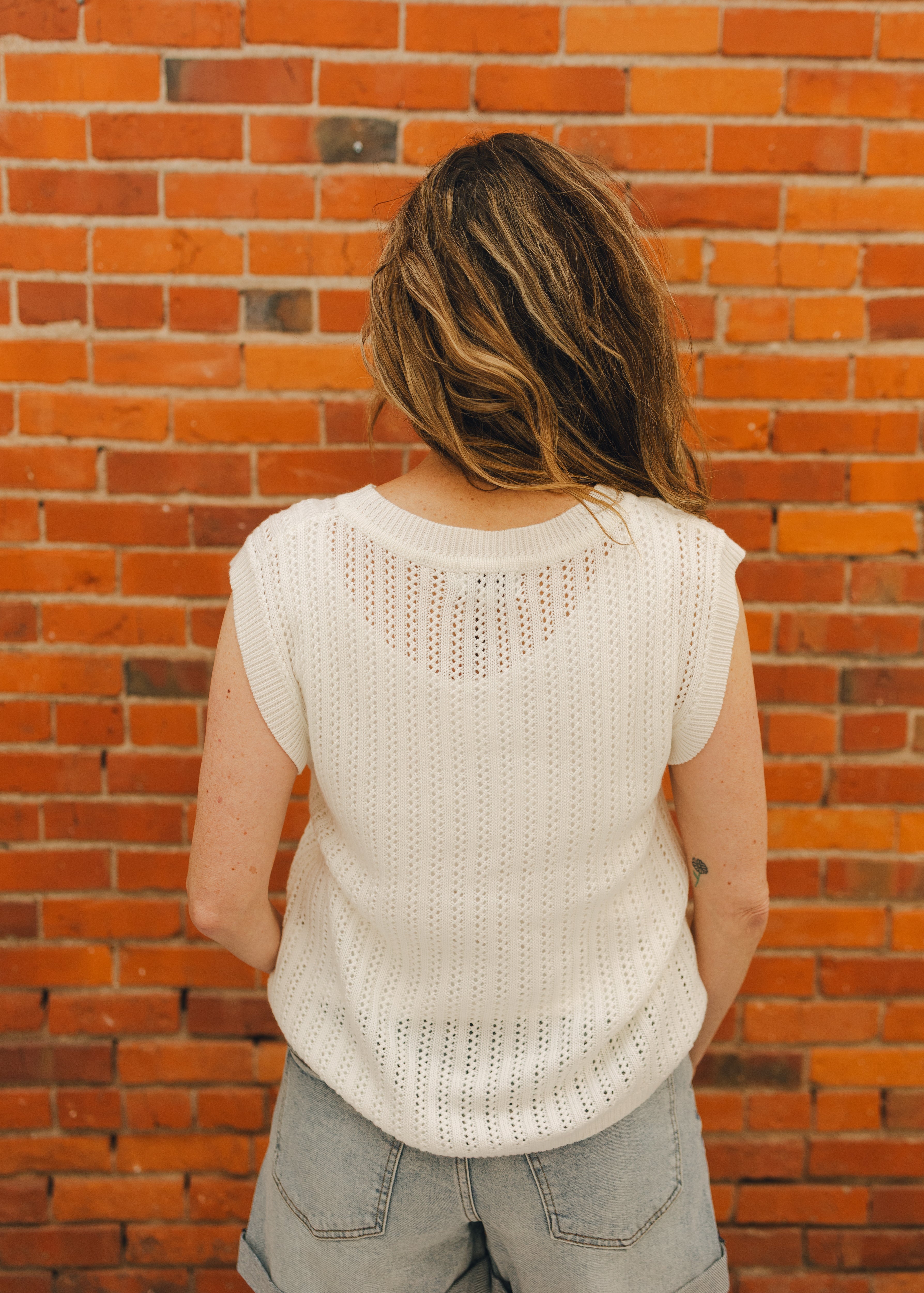 Molly Bracken Sleeveless Sweater Top