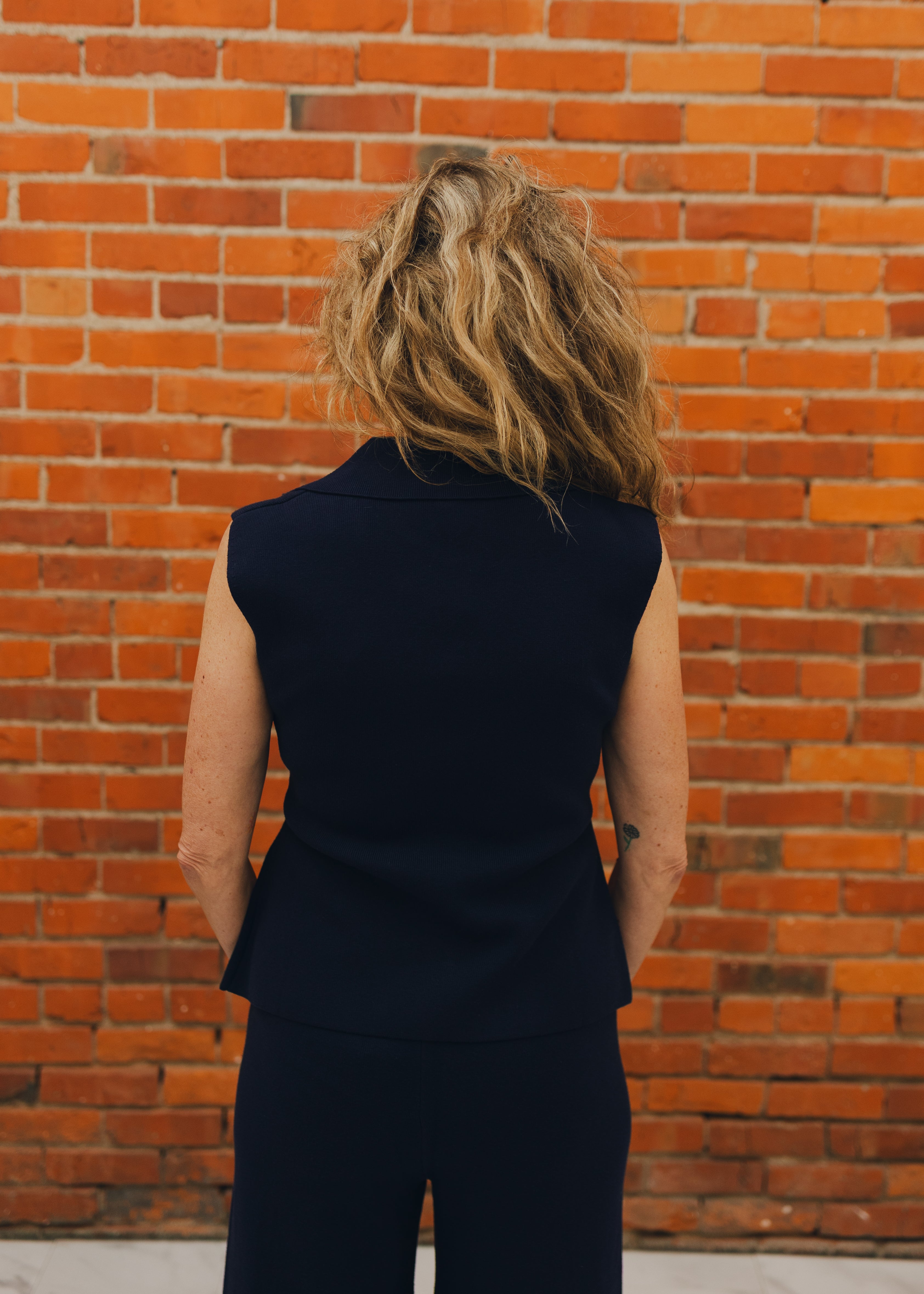 Sweater Peplum Vest
