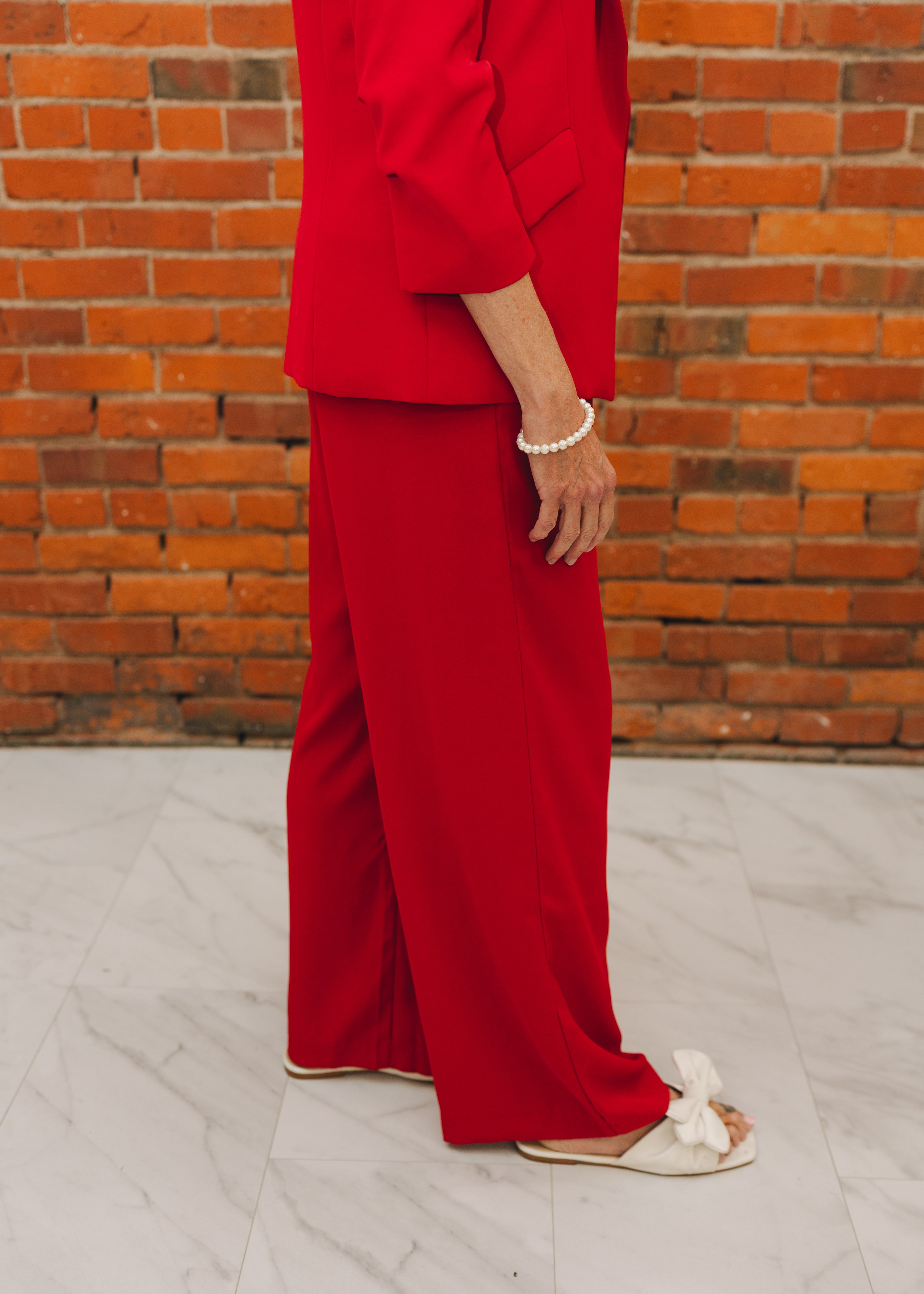Pleated Wide Leg Dress Pants