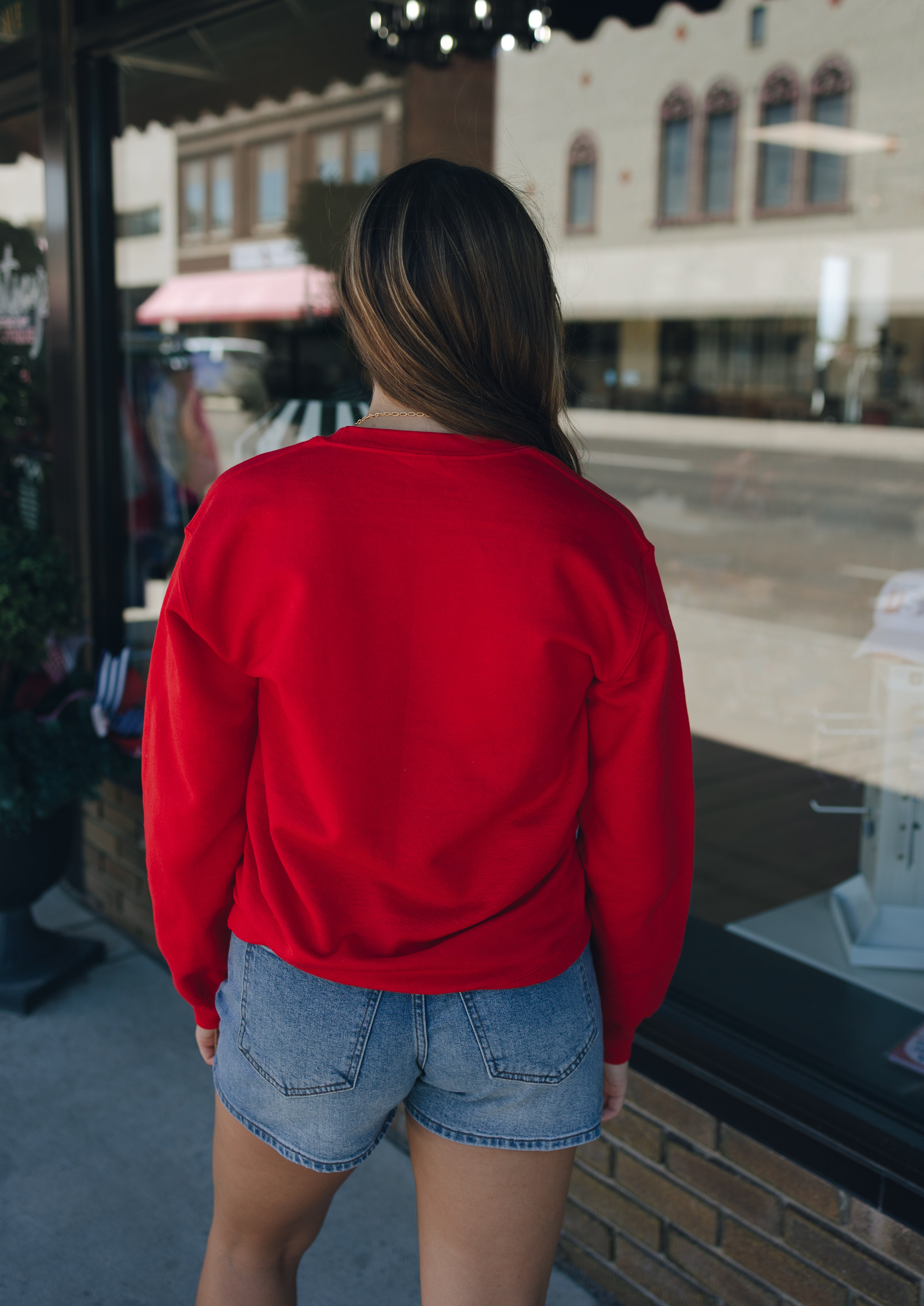 Nebraska Huskers Puff Crewneck