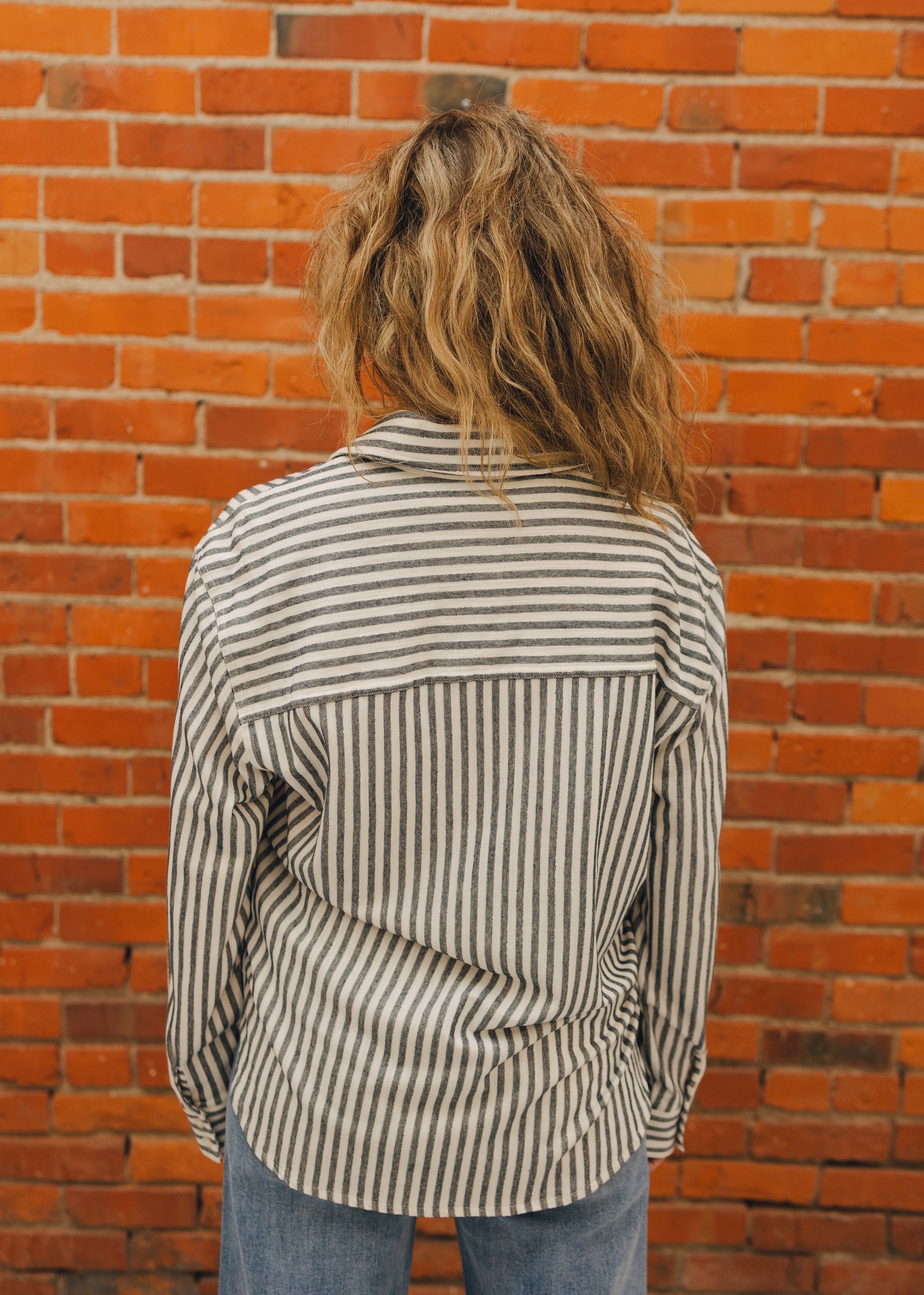 Z Supply Reese Button Up Stripe Top