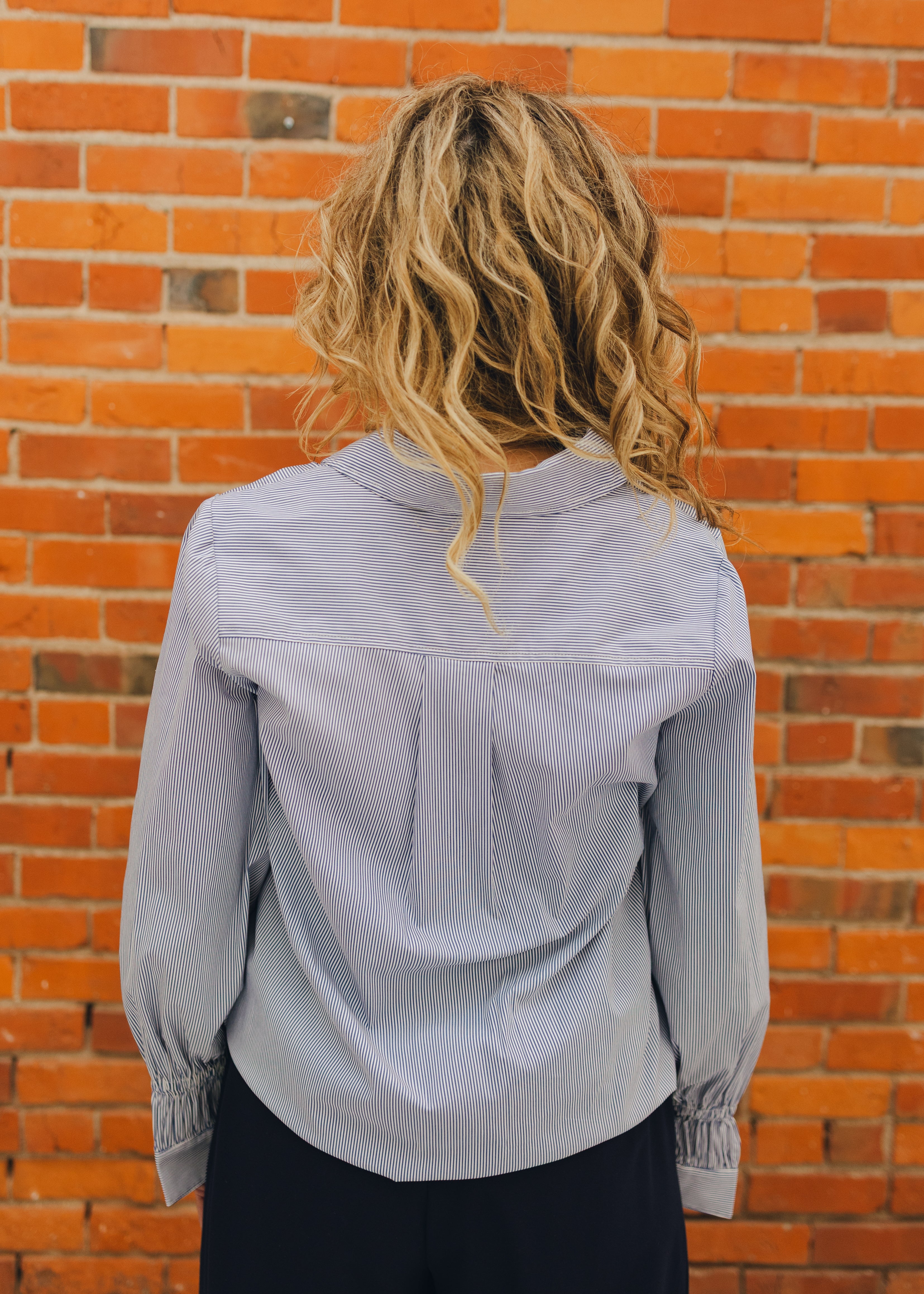 Liverpool Long Sleeve Button Front Top
