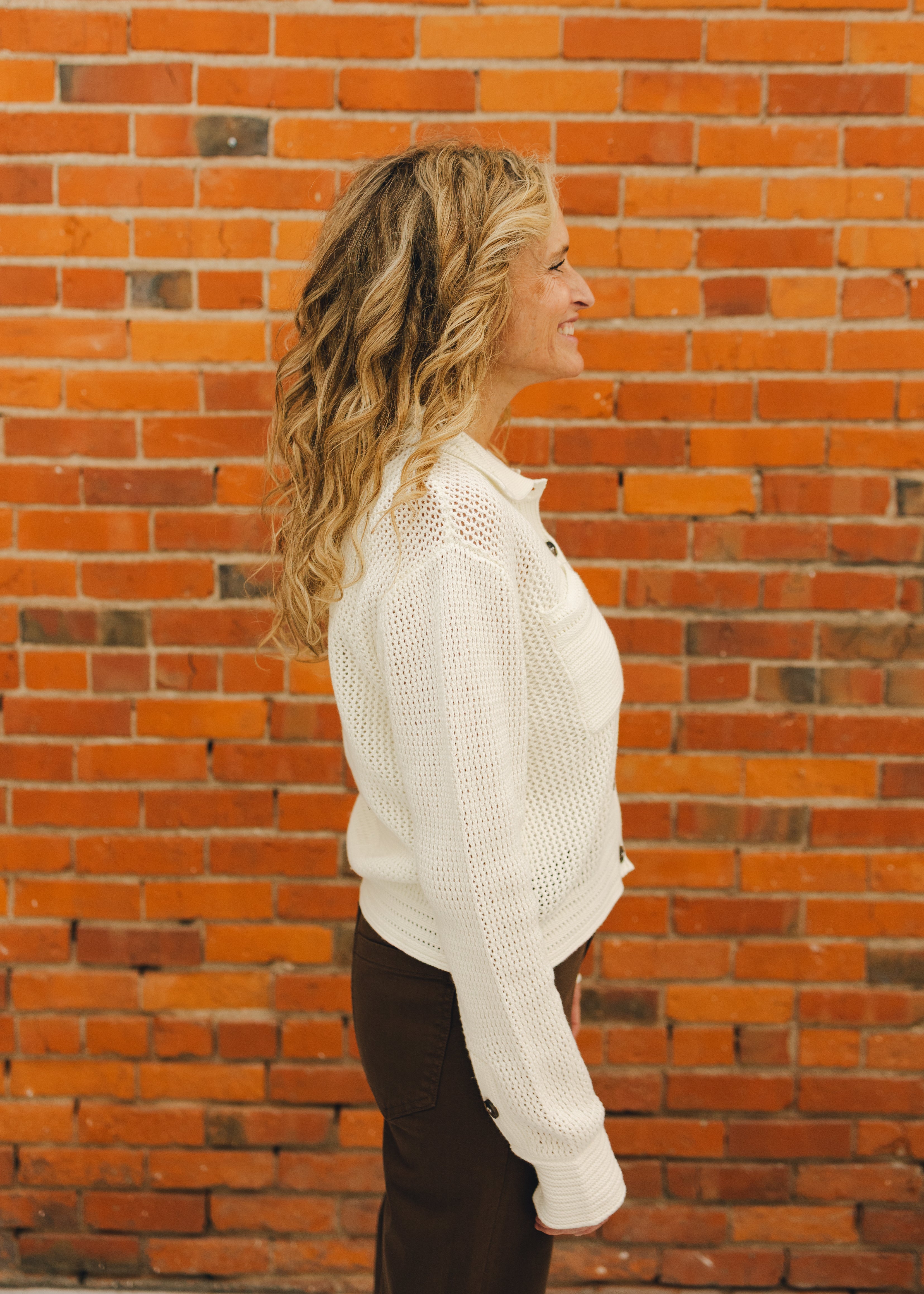 KUT Elena Button Front Sweater