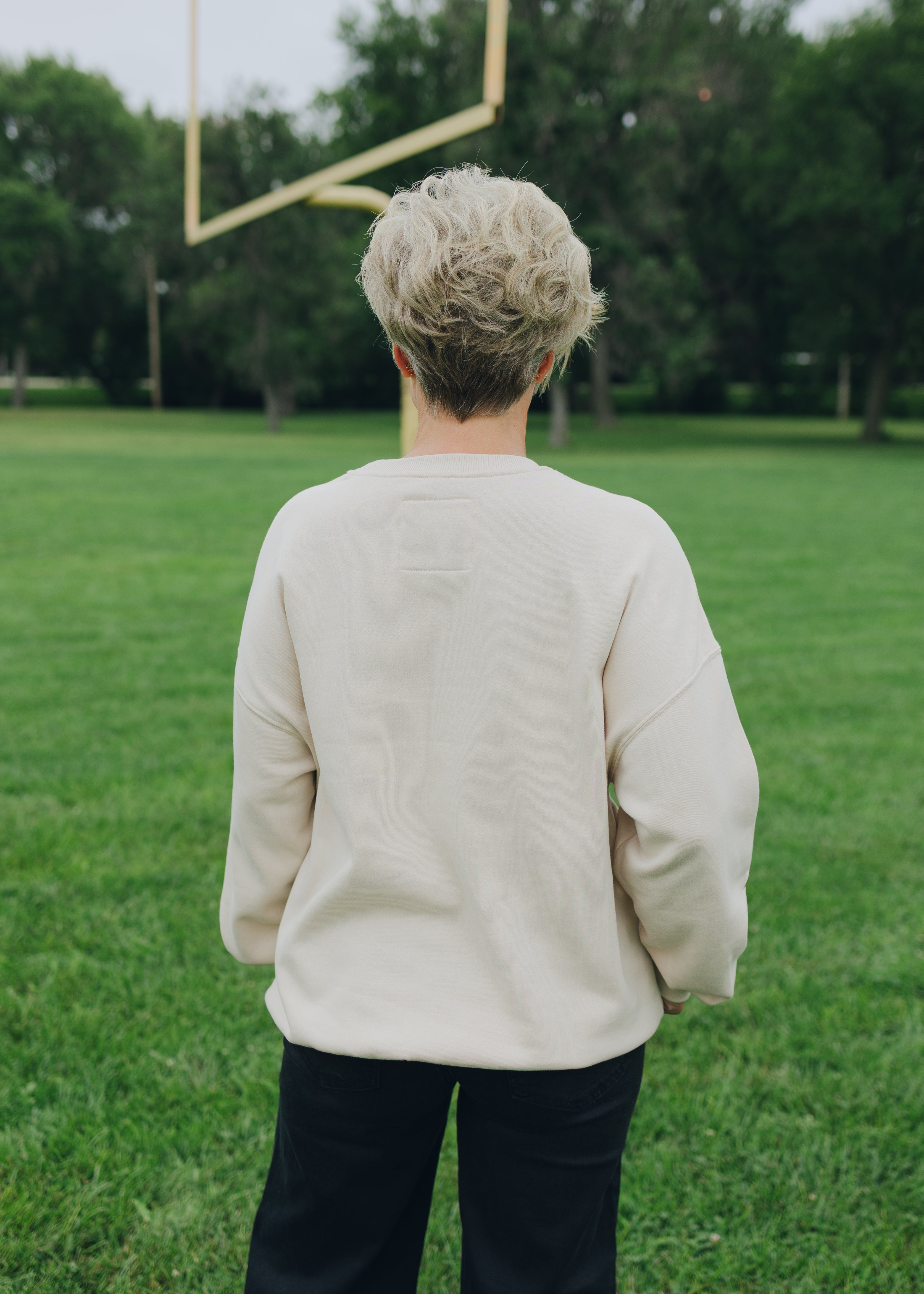 Nebraska Homefield Lantern Sleeve Crew