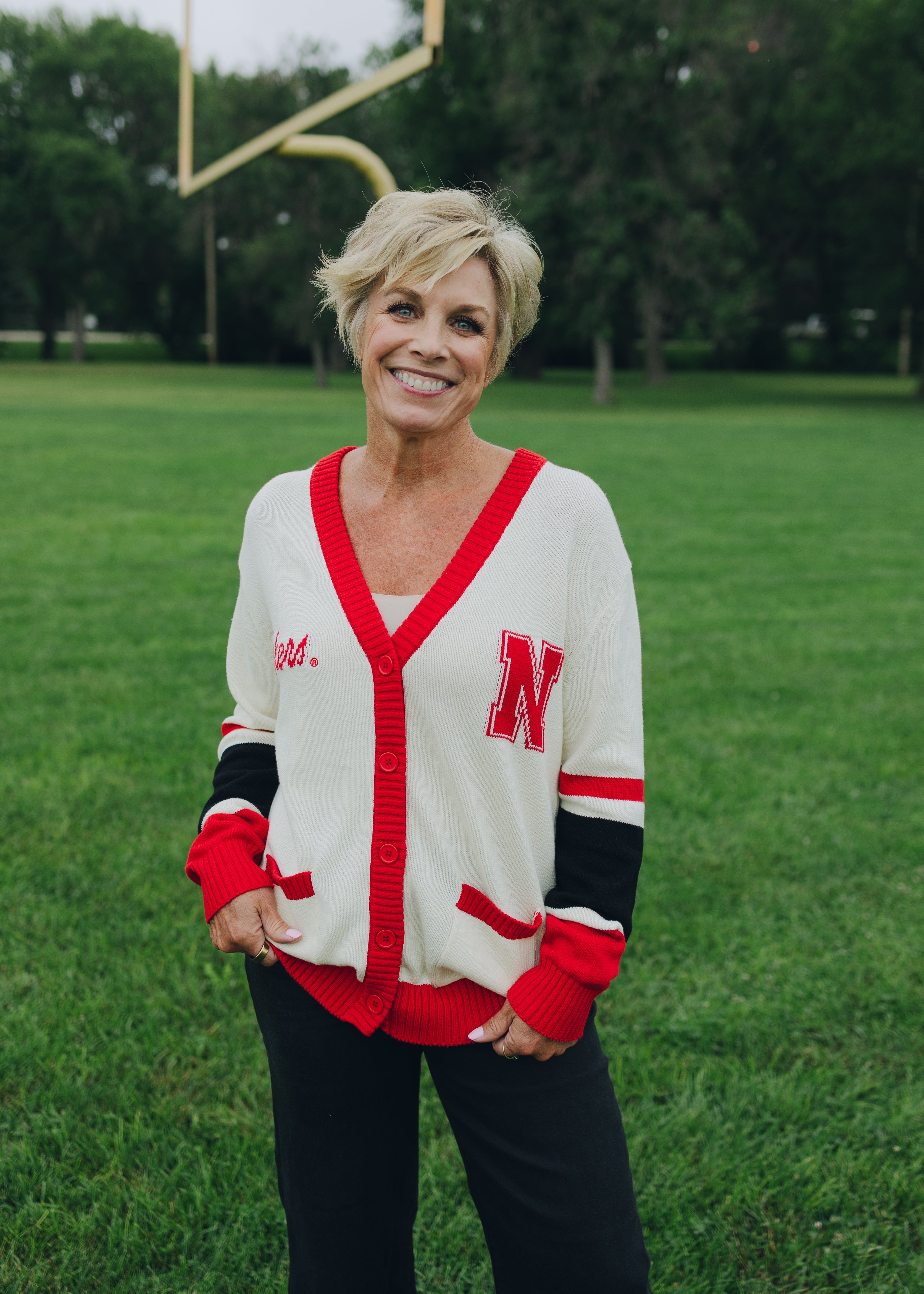 Nebraska Cassidy Varsity Cardigan