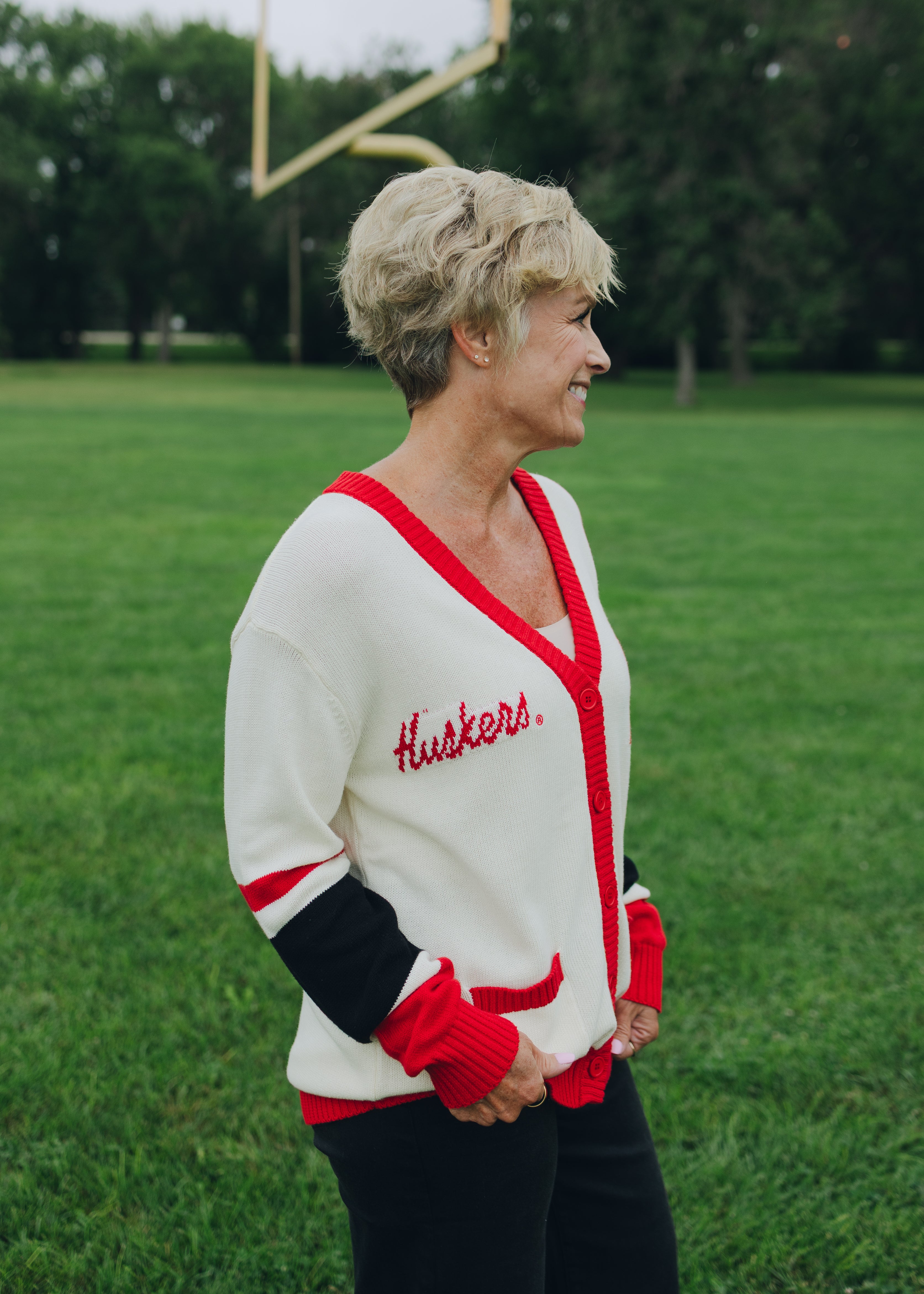Nebraska Cassidy Varsity Cardigan