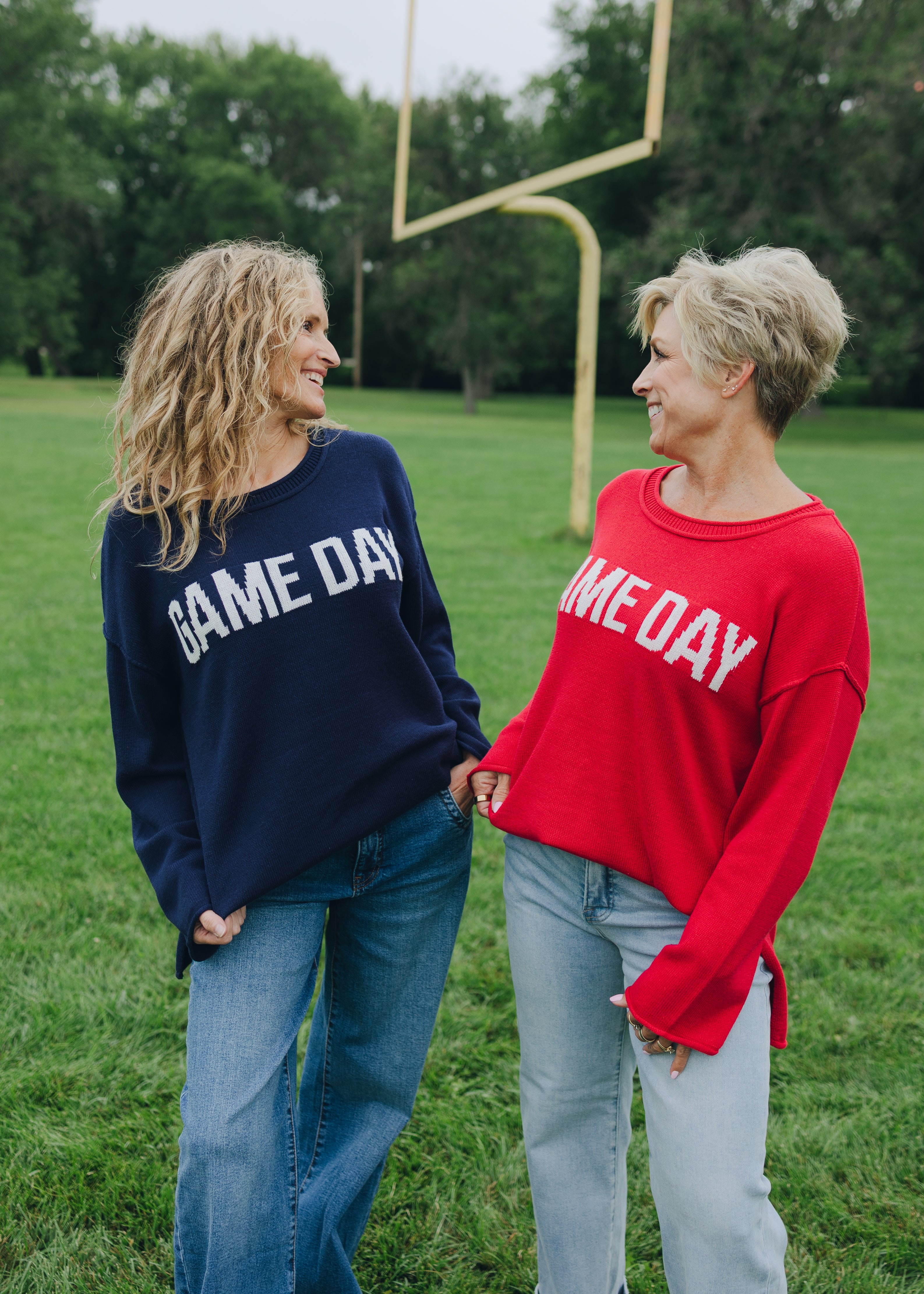Game Day Graphic Knit Sweater