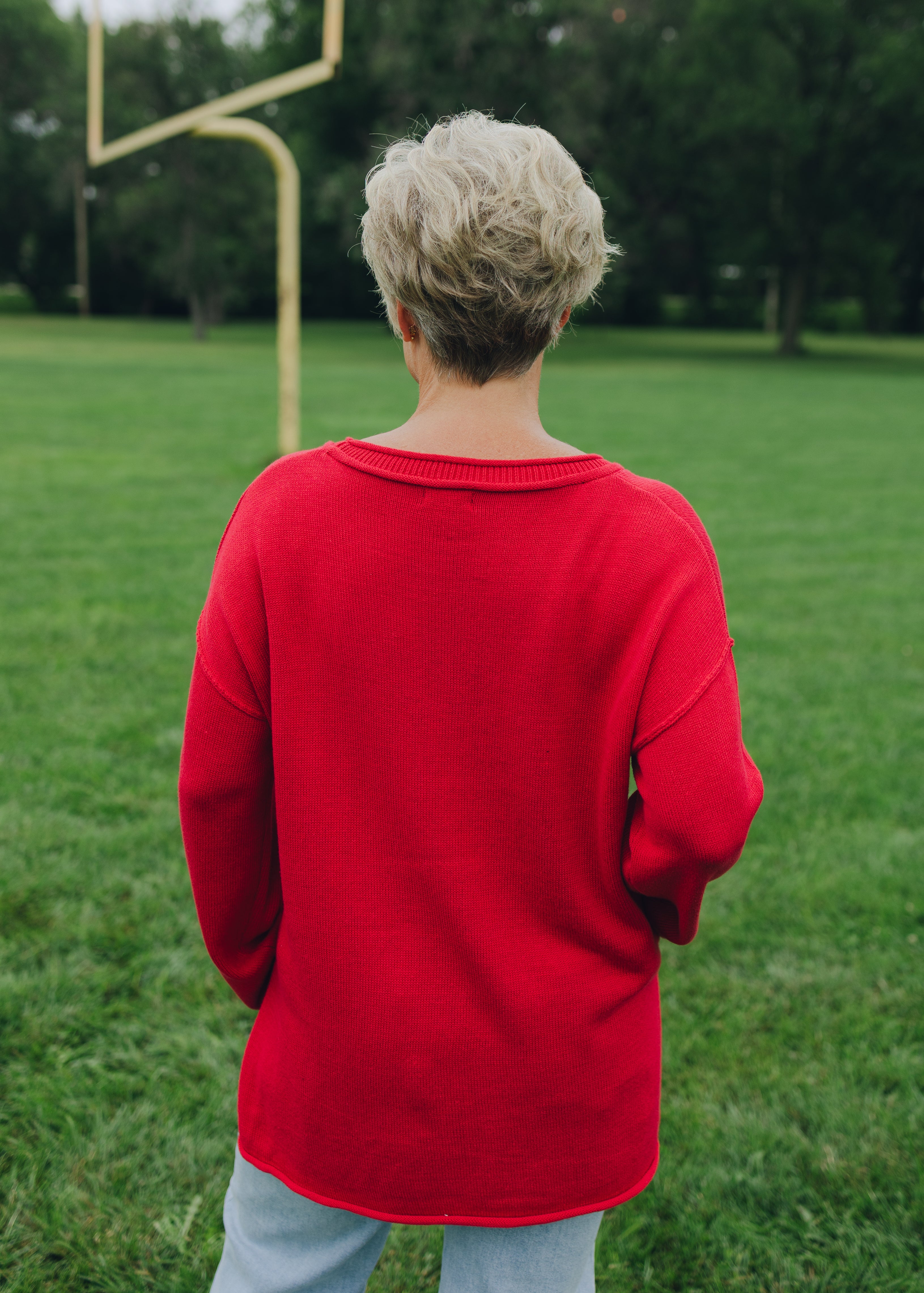 Game Day Graphic Knit Sweater