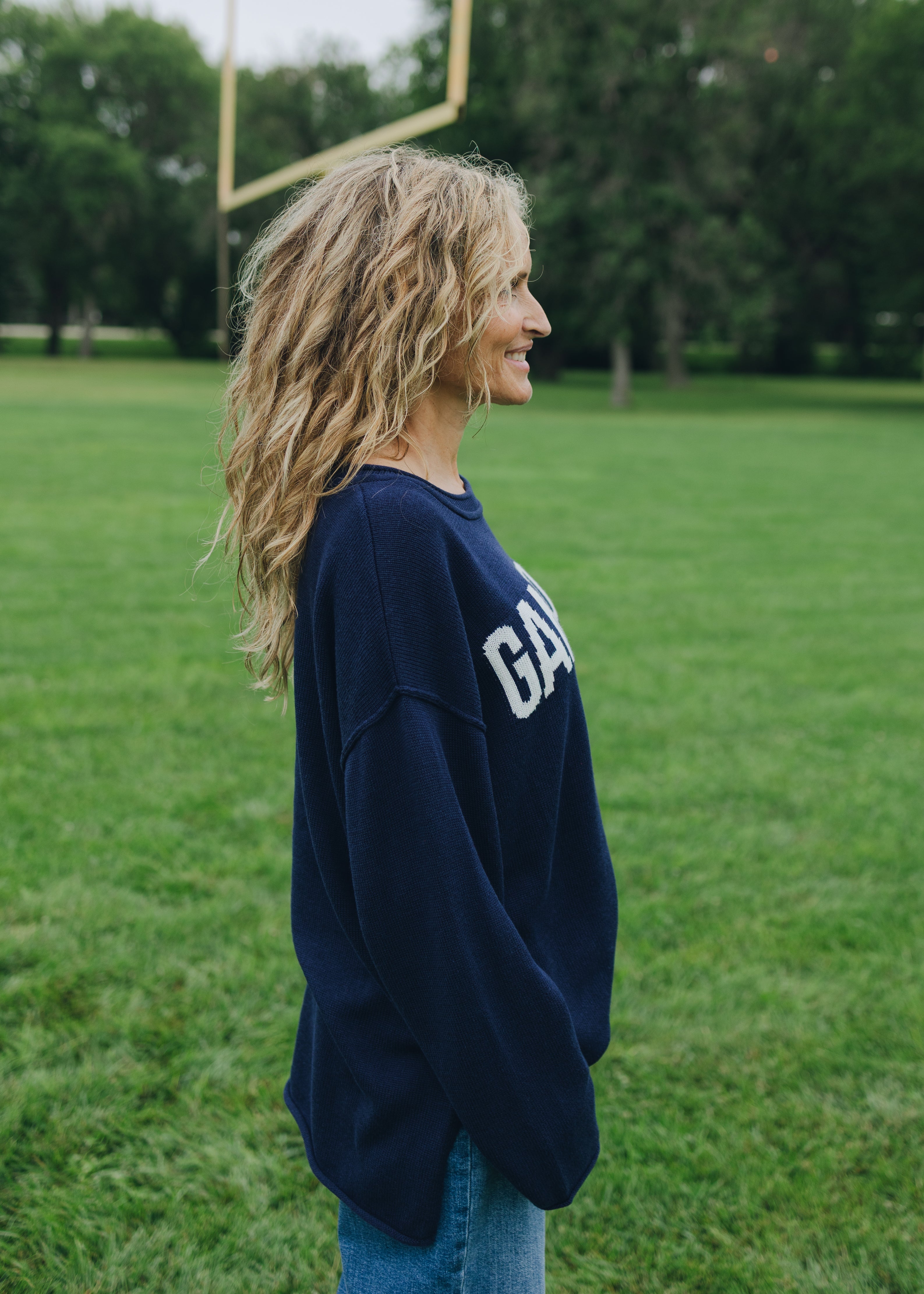 Game Day Graphic Knit Sweater