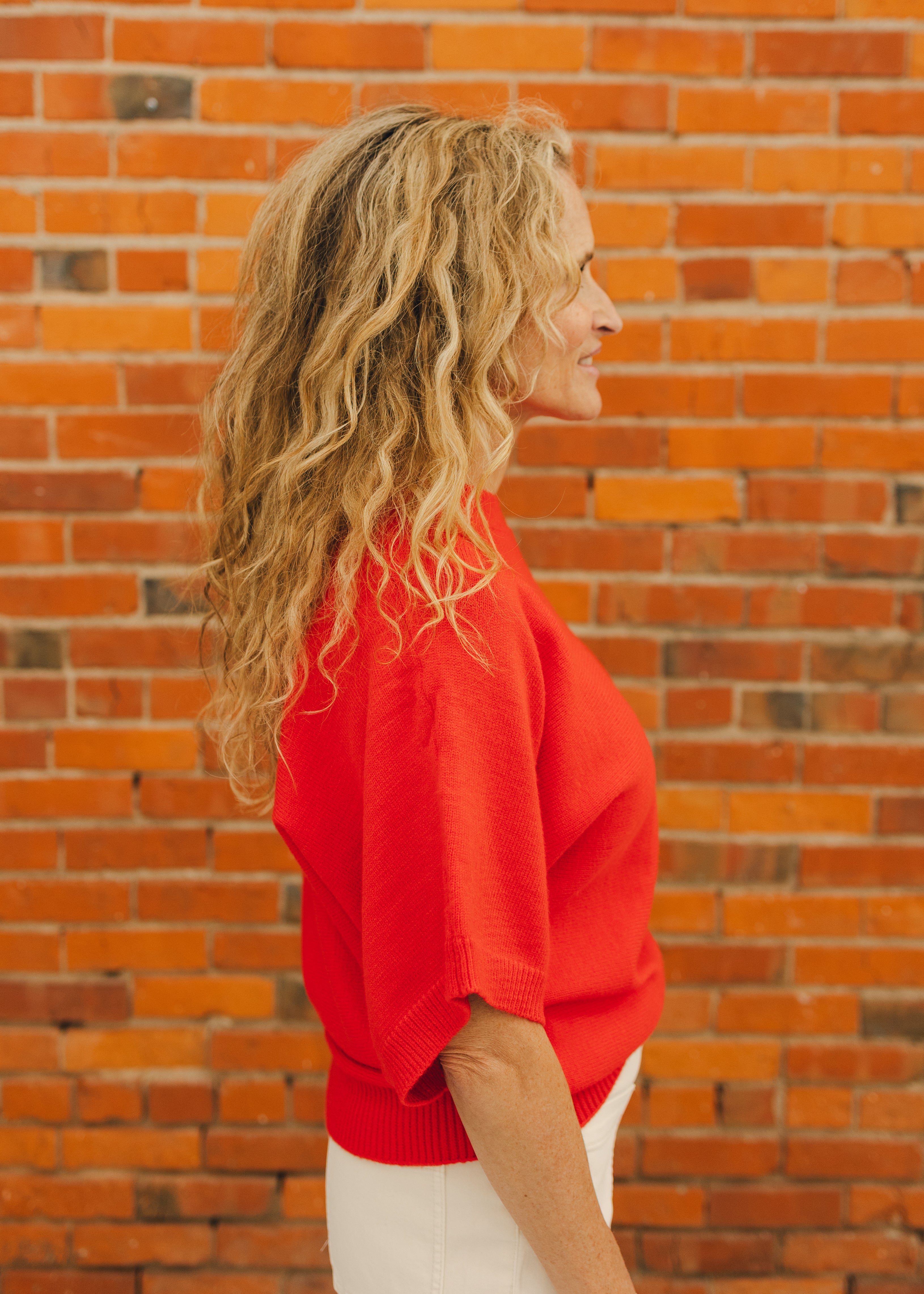 Crew Neck Solid Sweater