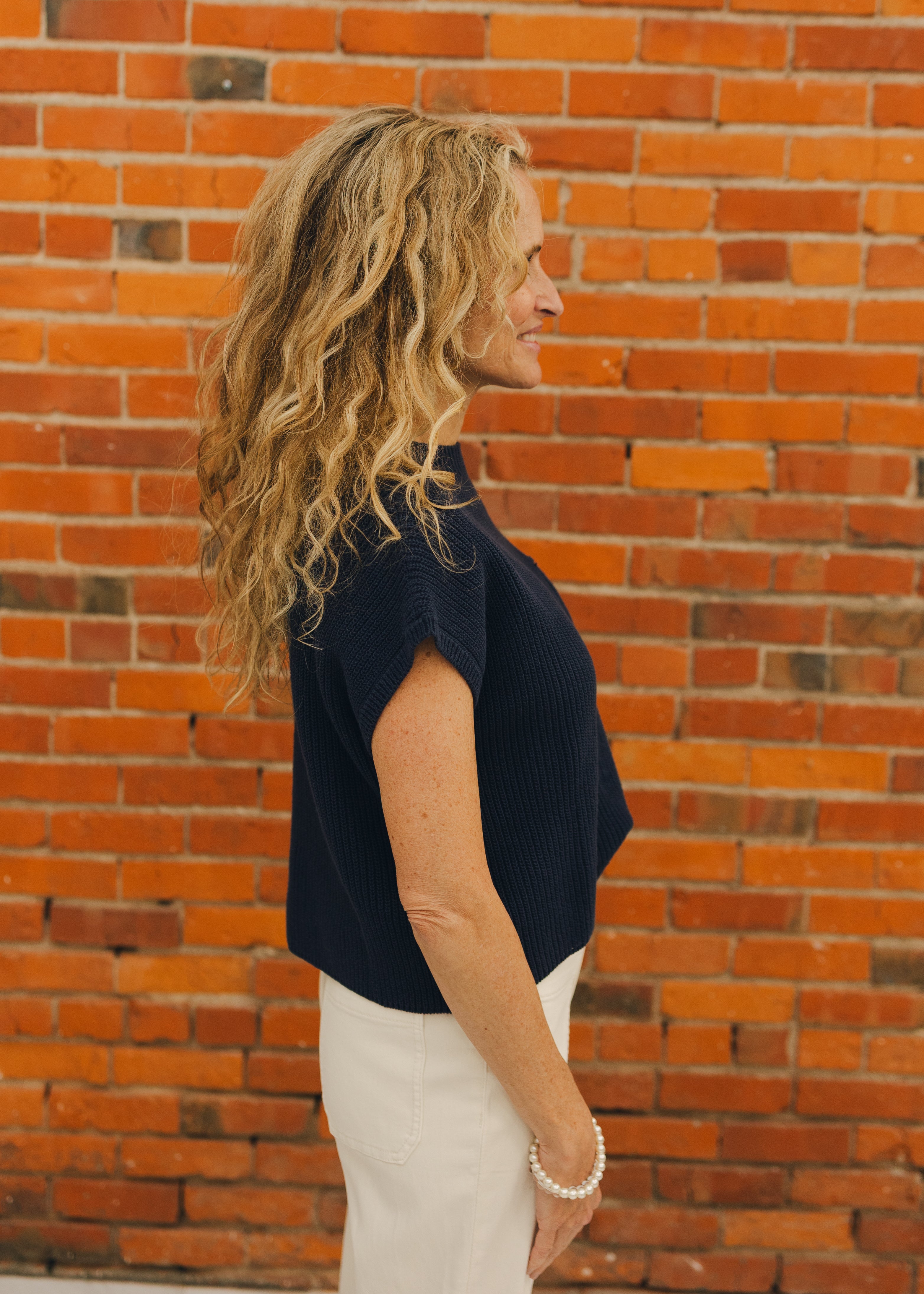 Elan Cap Sleeve Sweater