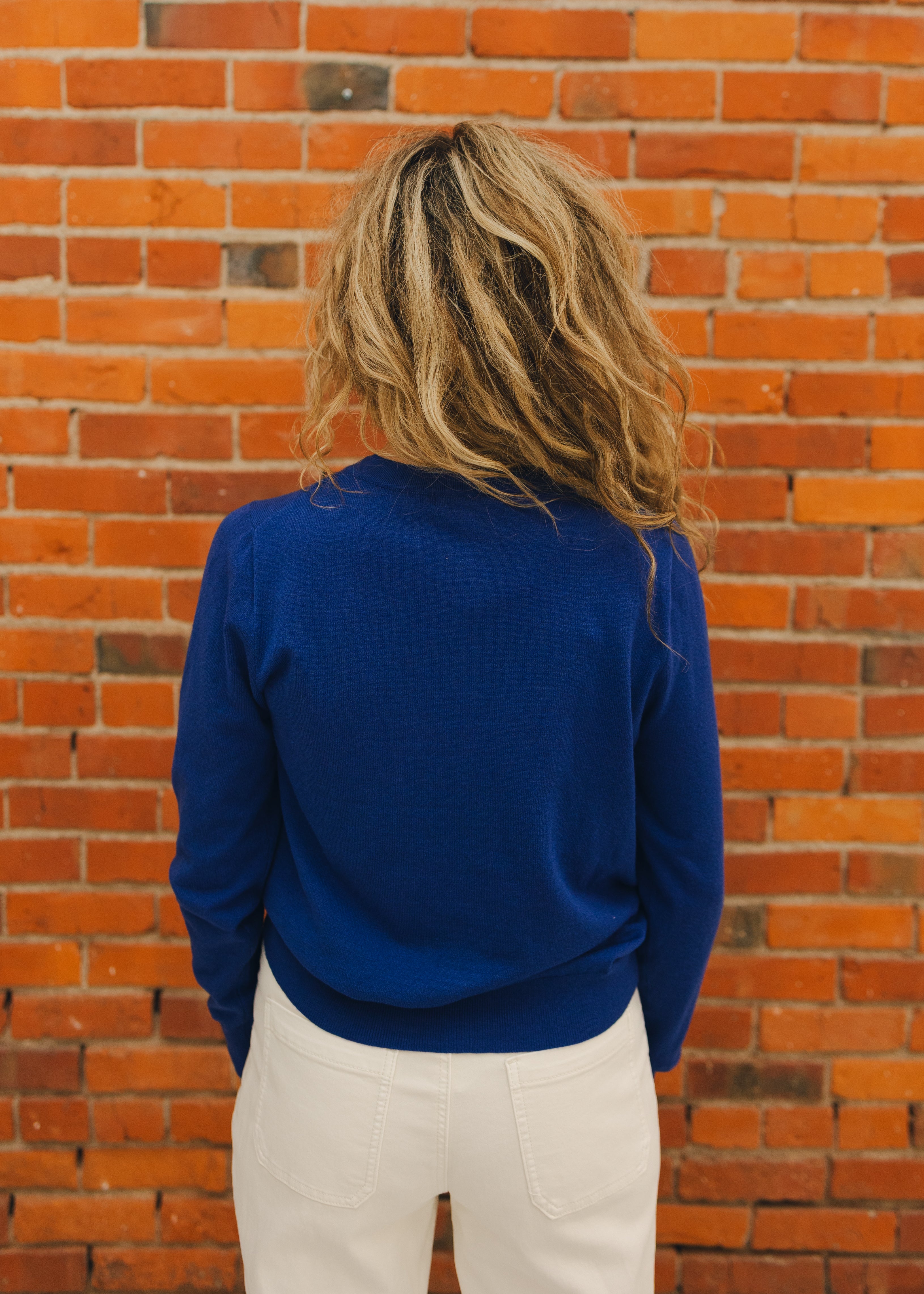 Basic Crew Neck Cardigan