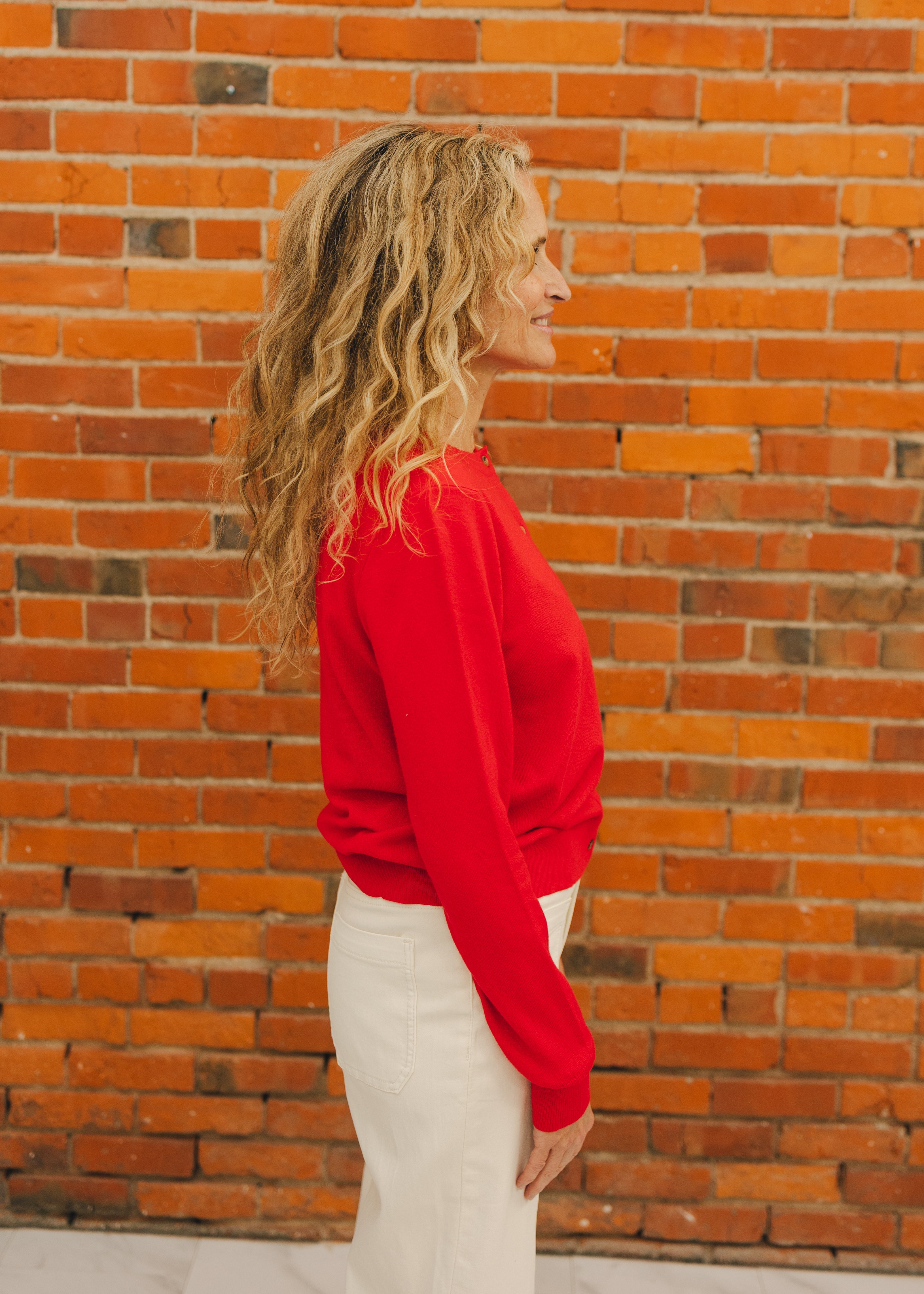 Basic Crew Neck Cardigan
