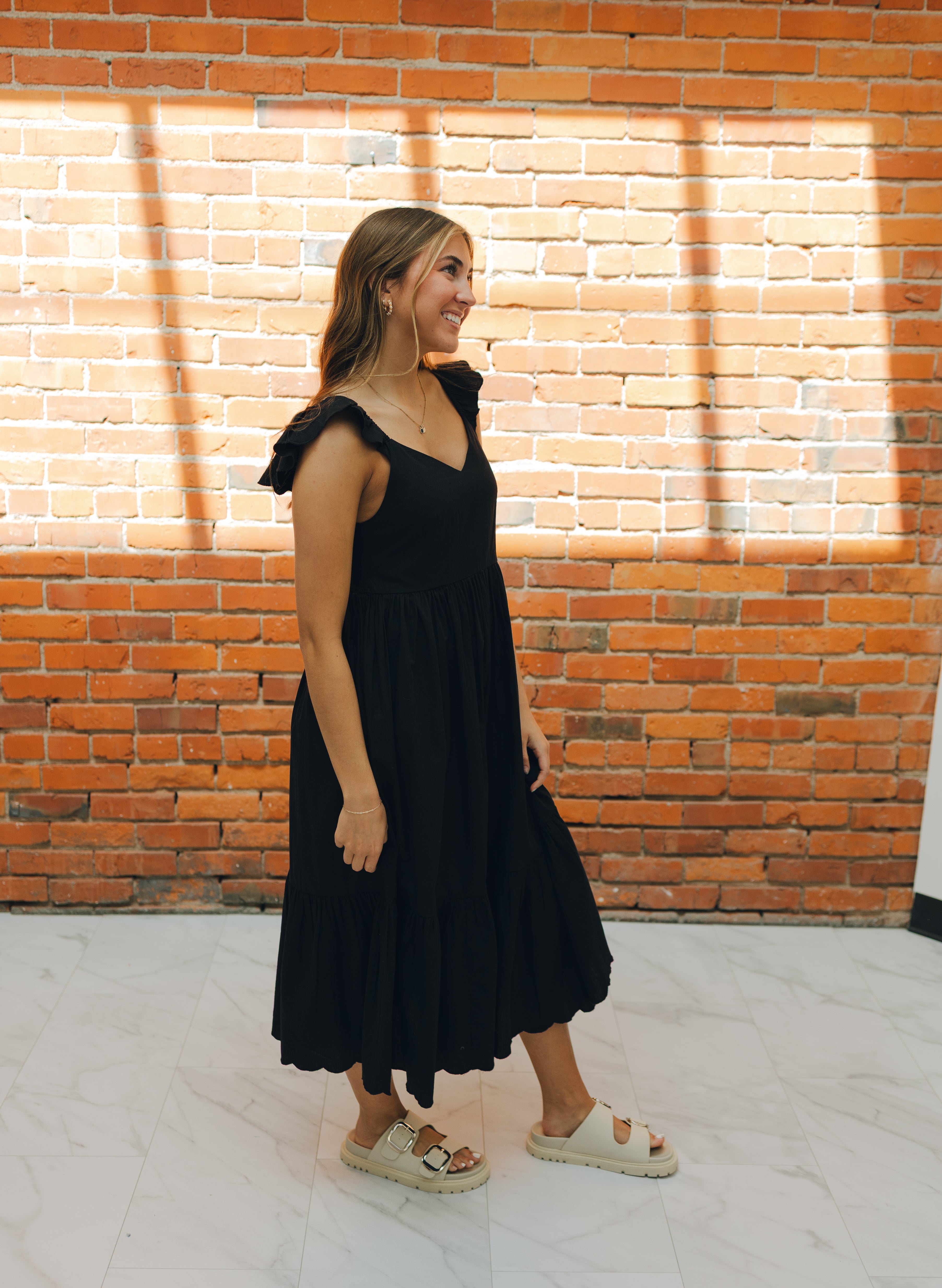 Molly Bracken Midi Dress - Black Kirtsey's Clothing & Gift Boutique Molly Bracken Midi Dress - Black Kirtsey's Clothing & Gift Boutique