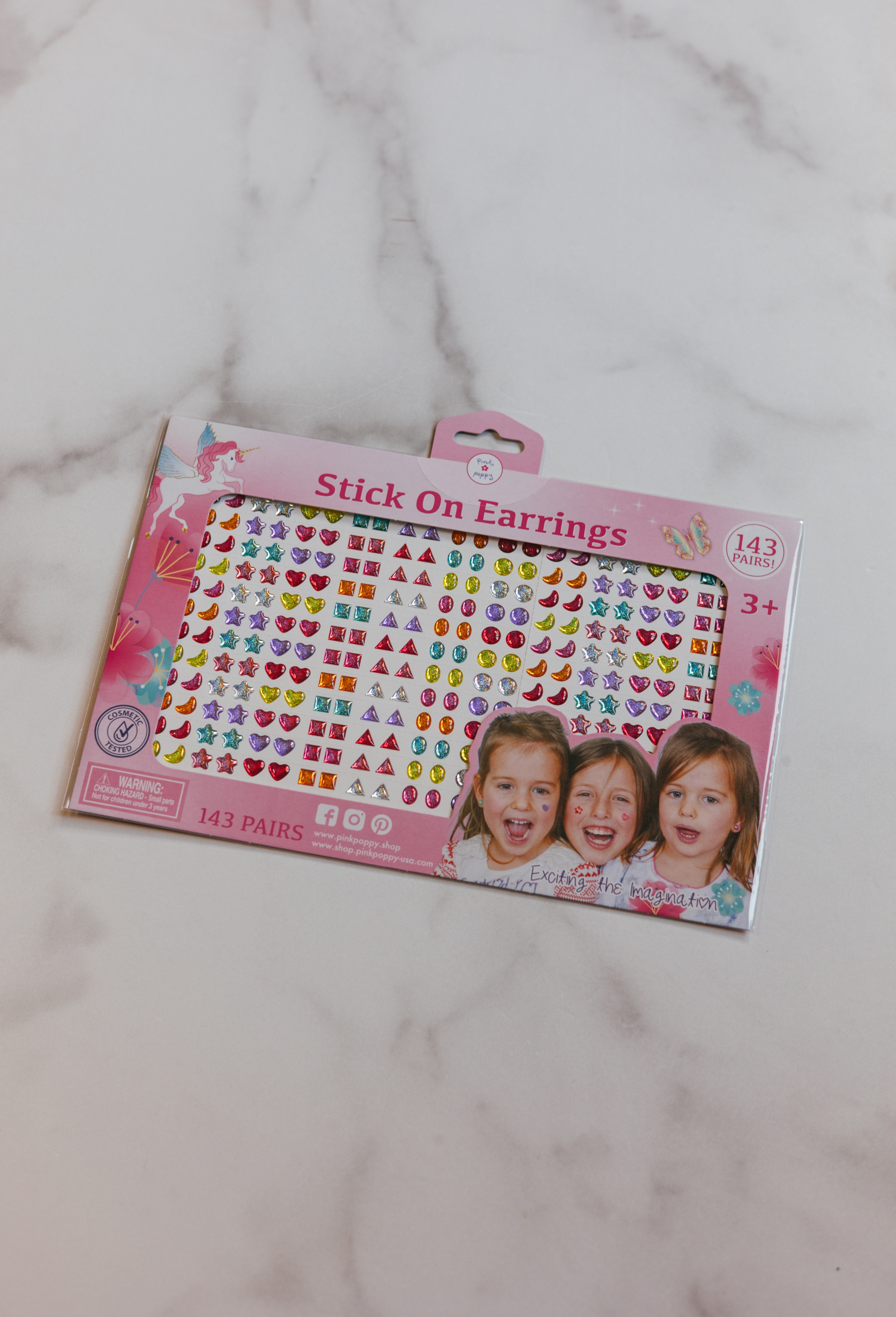 Stick on Earrings - 143 Pairs