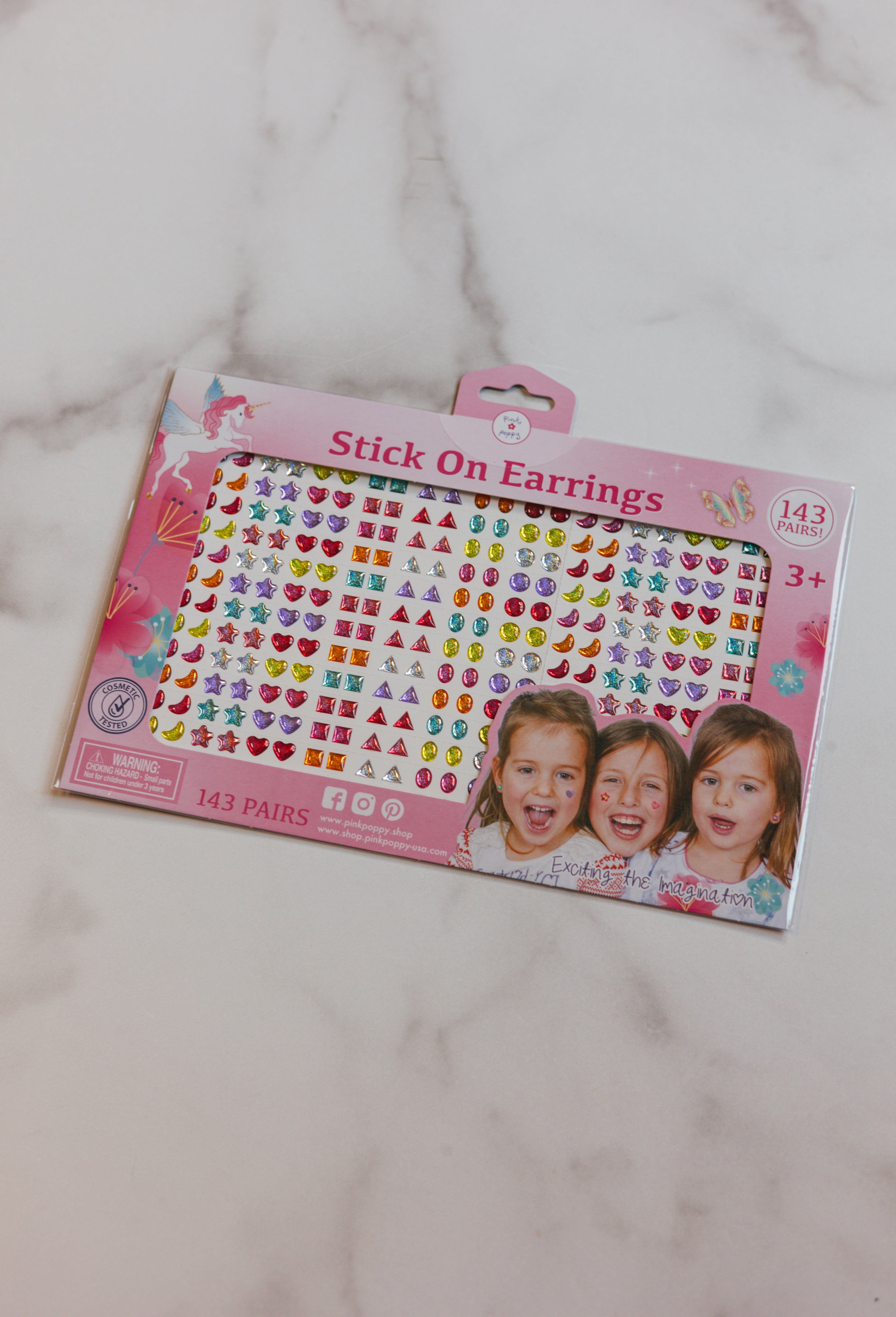 Stick on Earrings - 143 Pairs