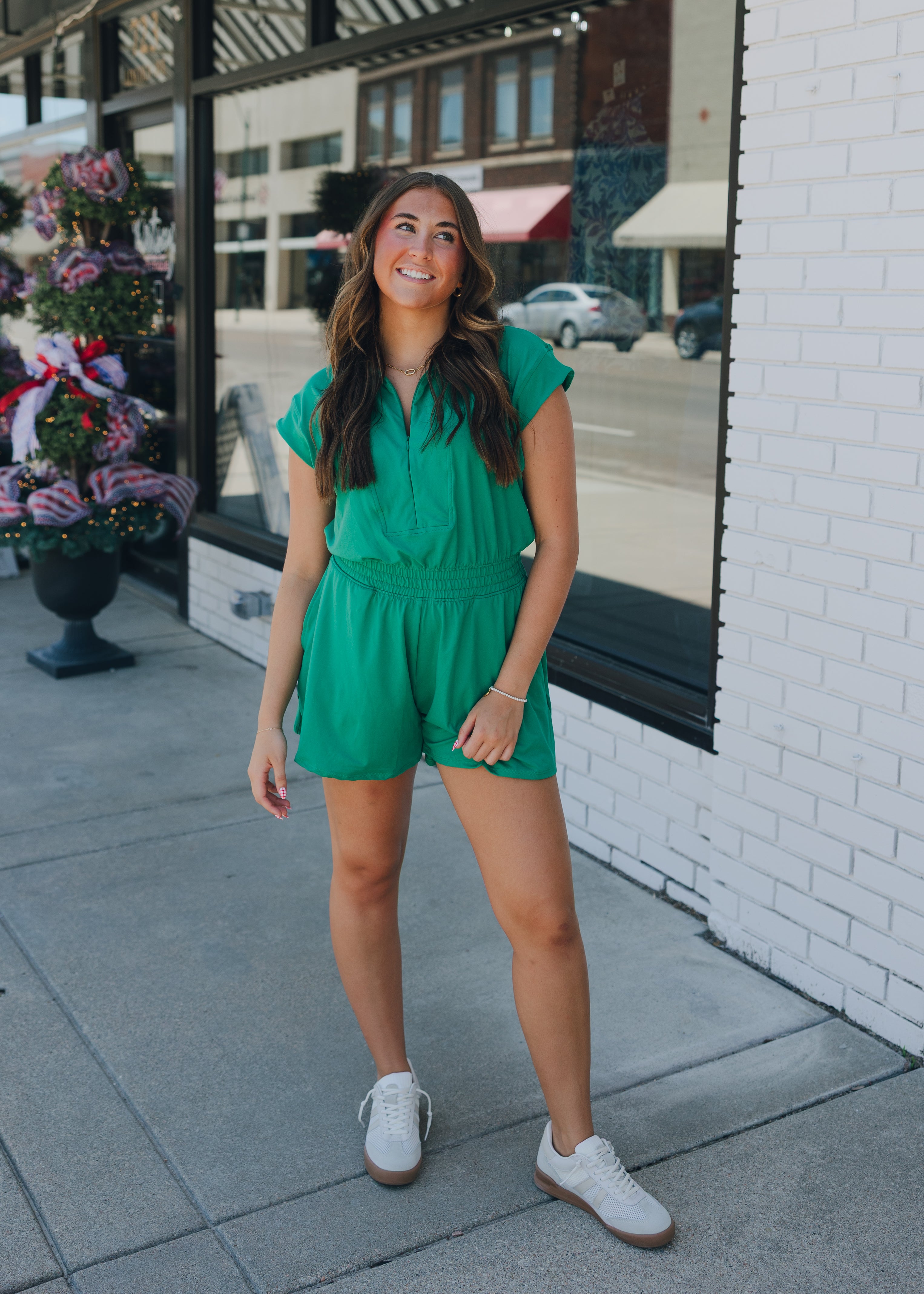 Butter Soft Collar Tennis Romper