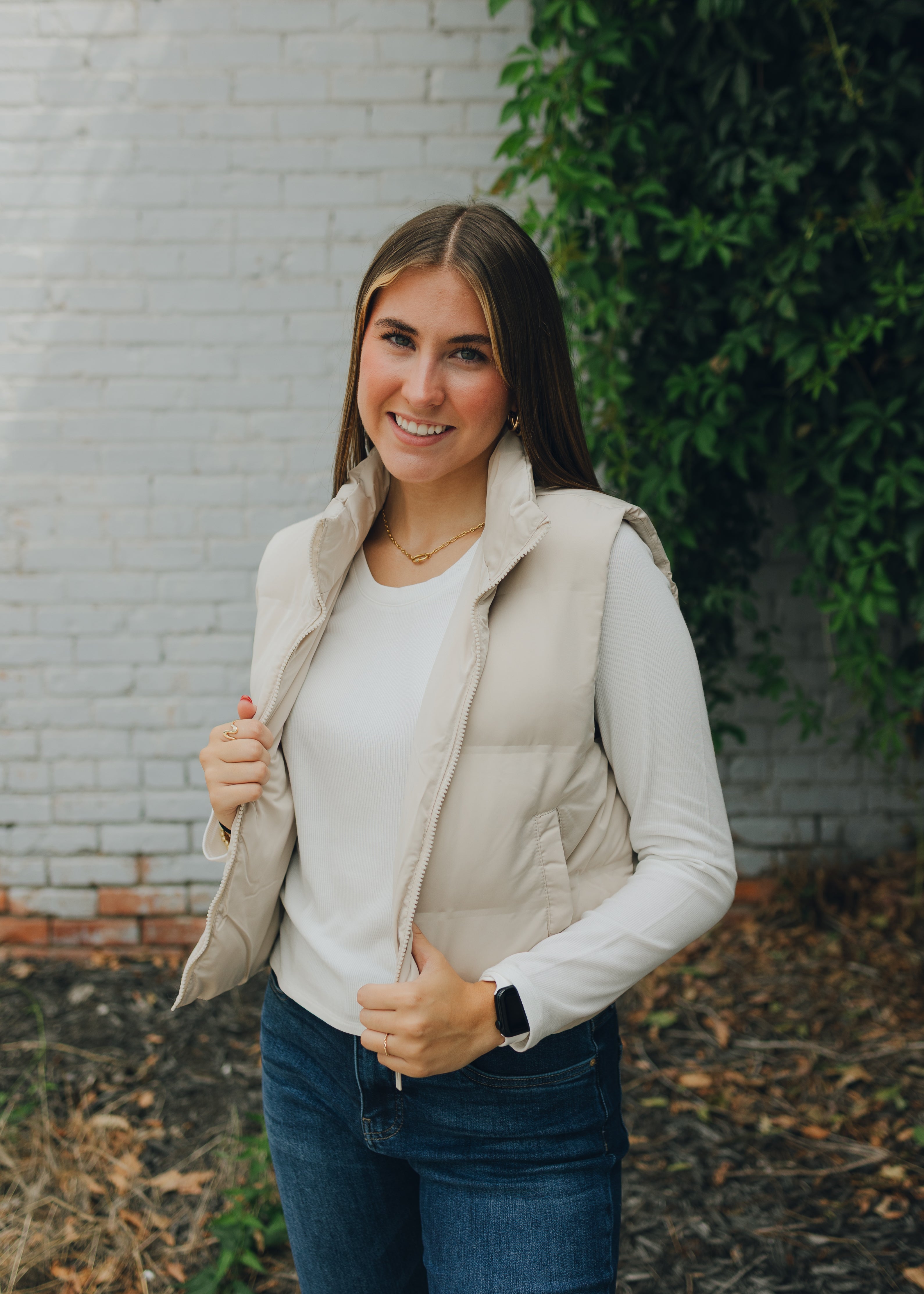 Thread & Supply Issey Vest - Cream