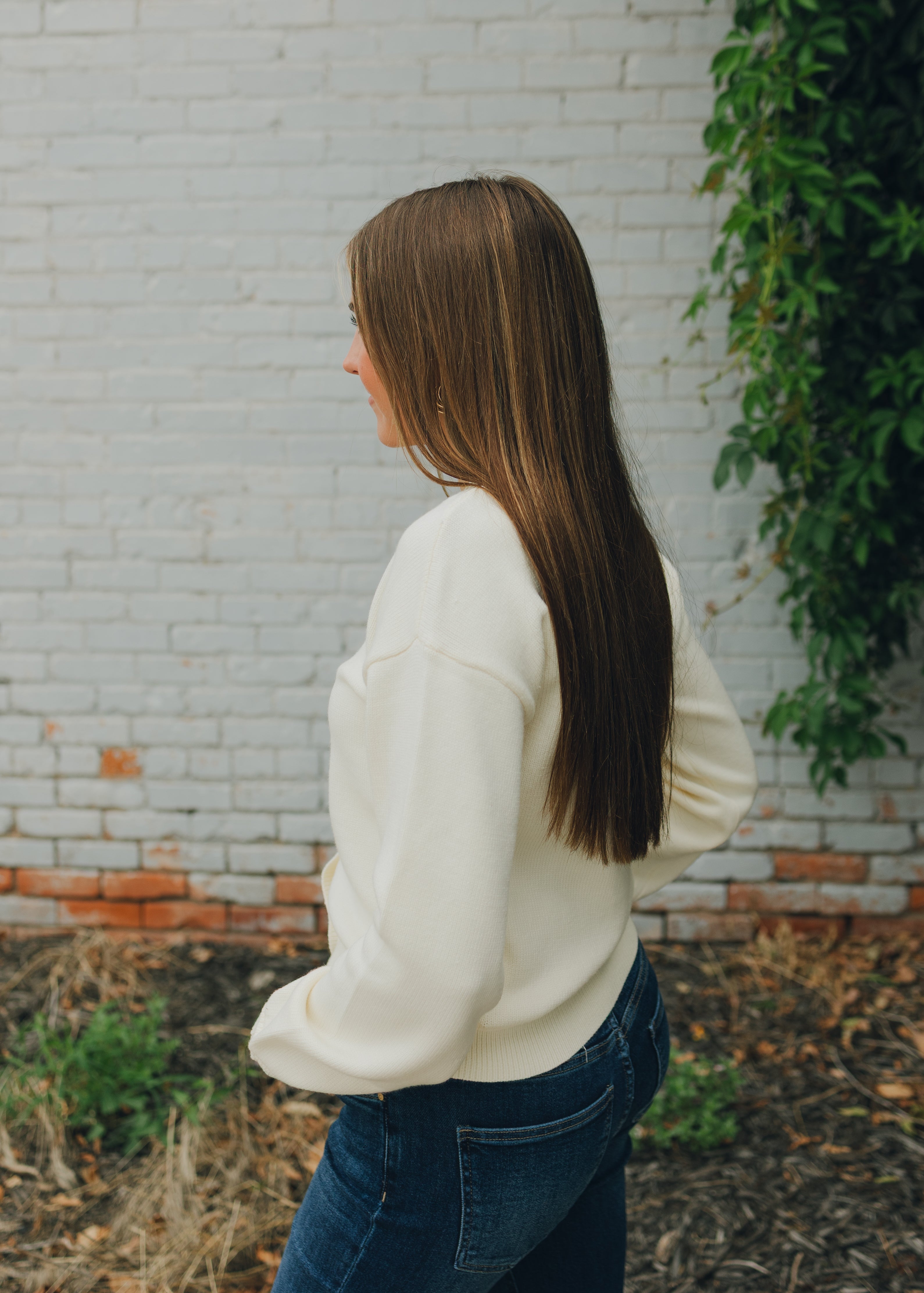 Thread & Supply Eliza Cardigan - Ivory