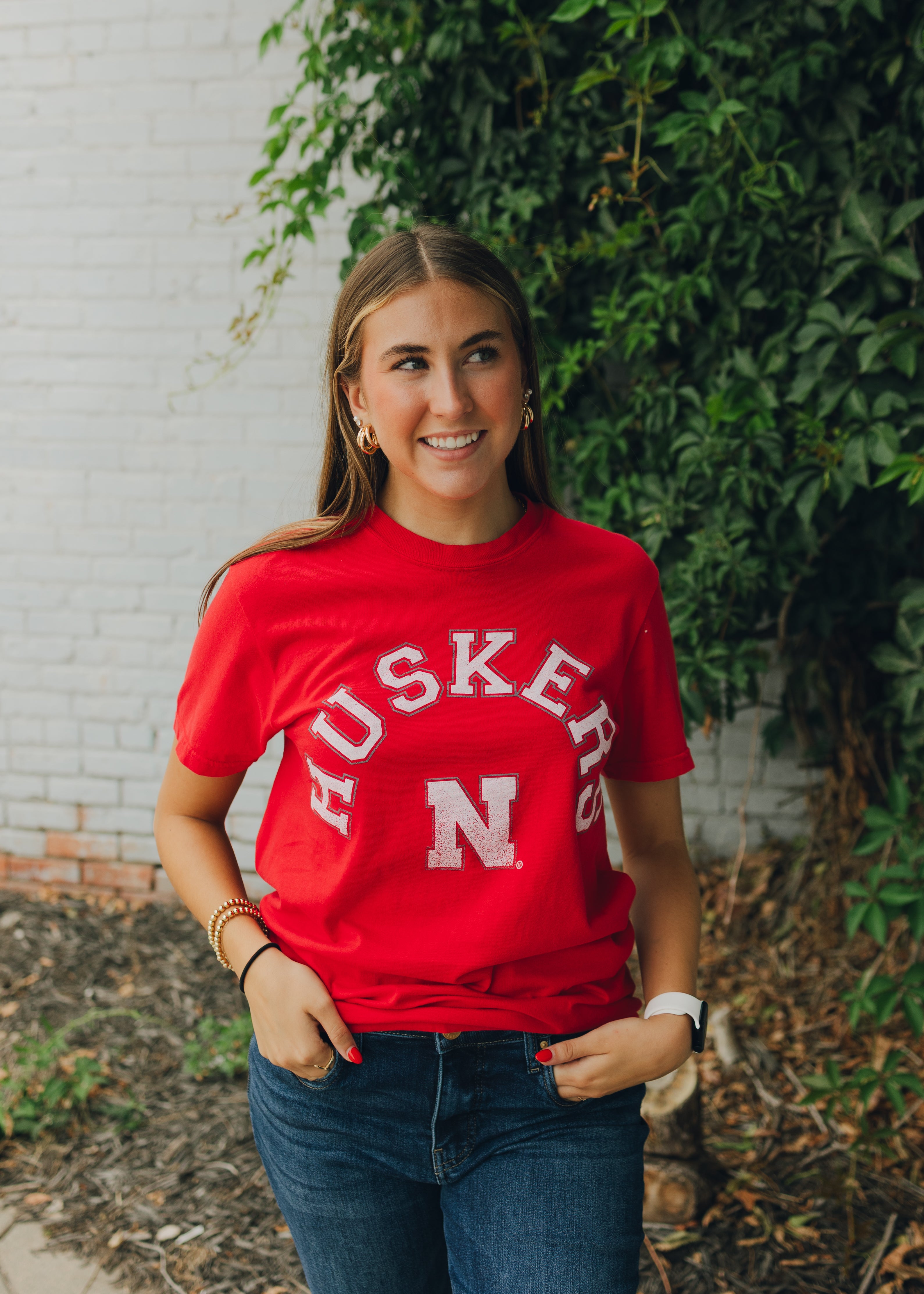 Nebraska Huskers Megan Arch Graphic