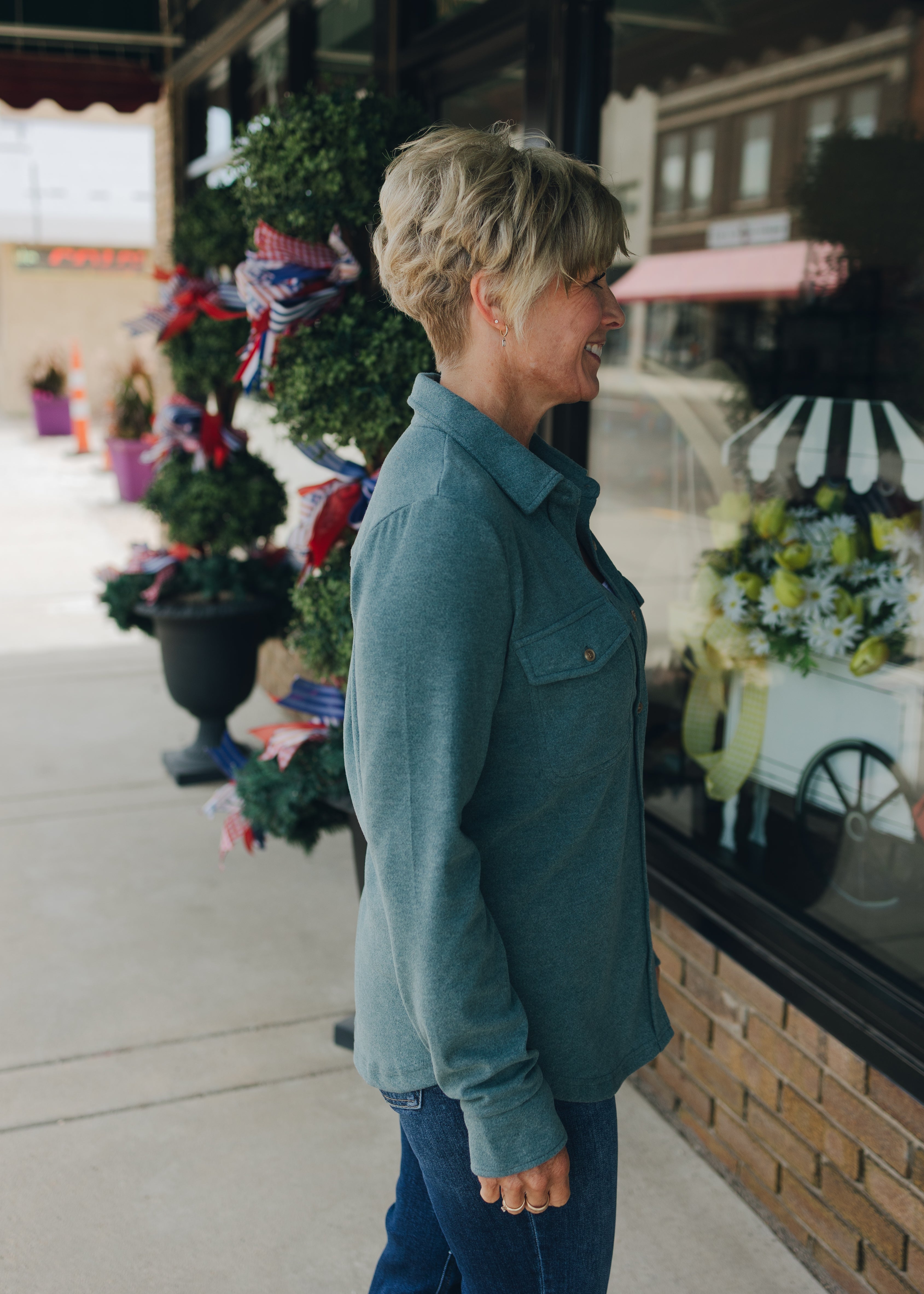 Thread & Supply Cassian Shirt - Spruce Heather