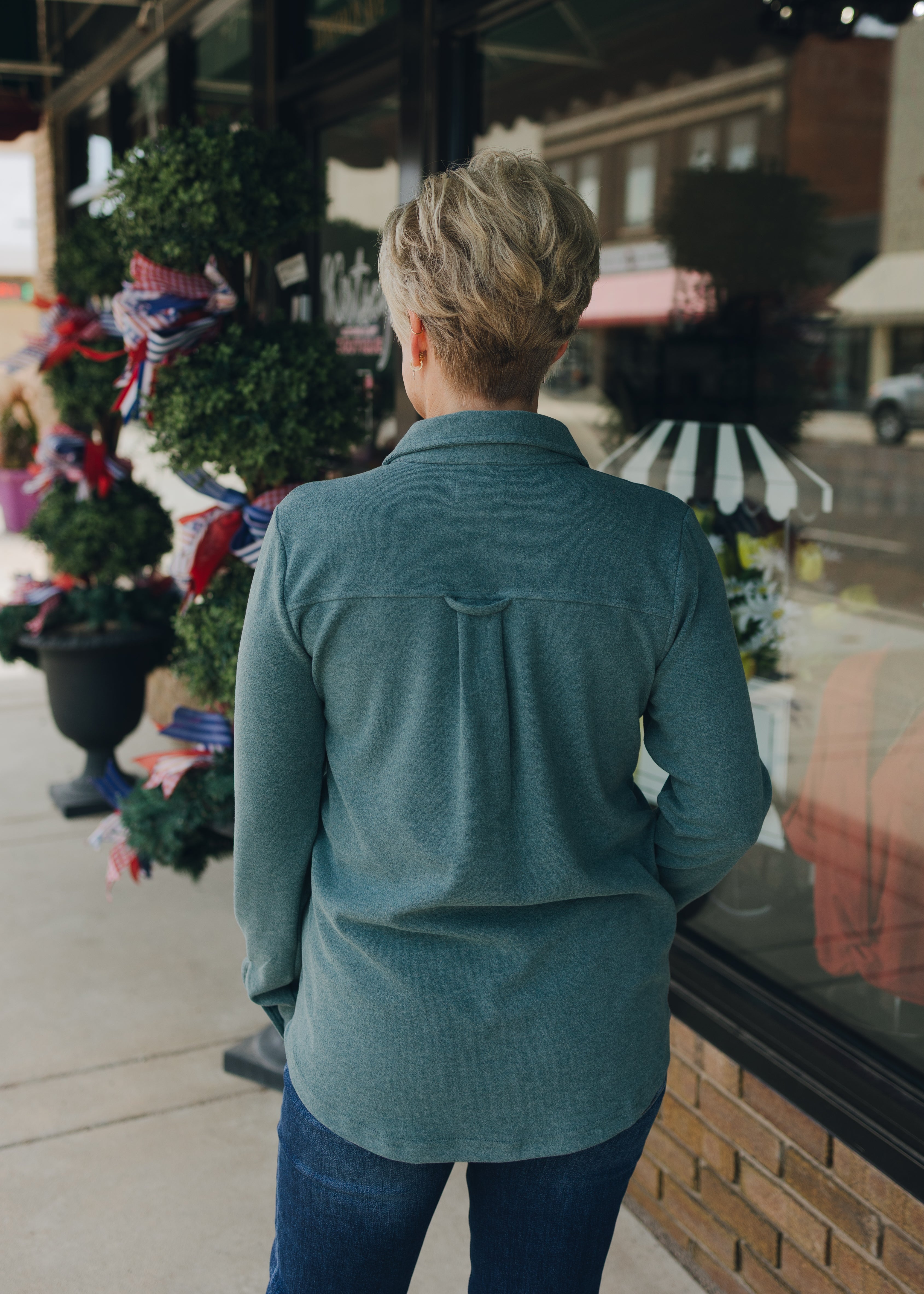 Thread & Supply Cassian Shirt - Spruce Heather