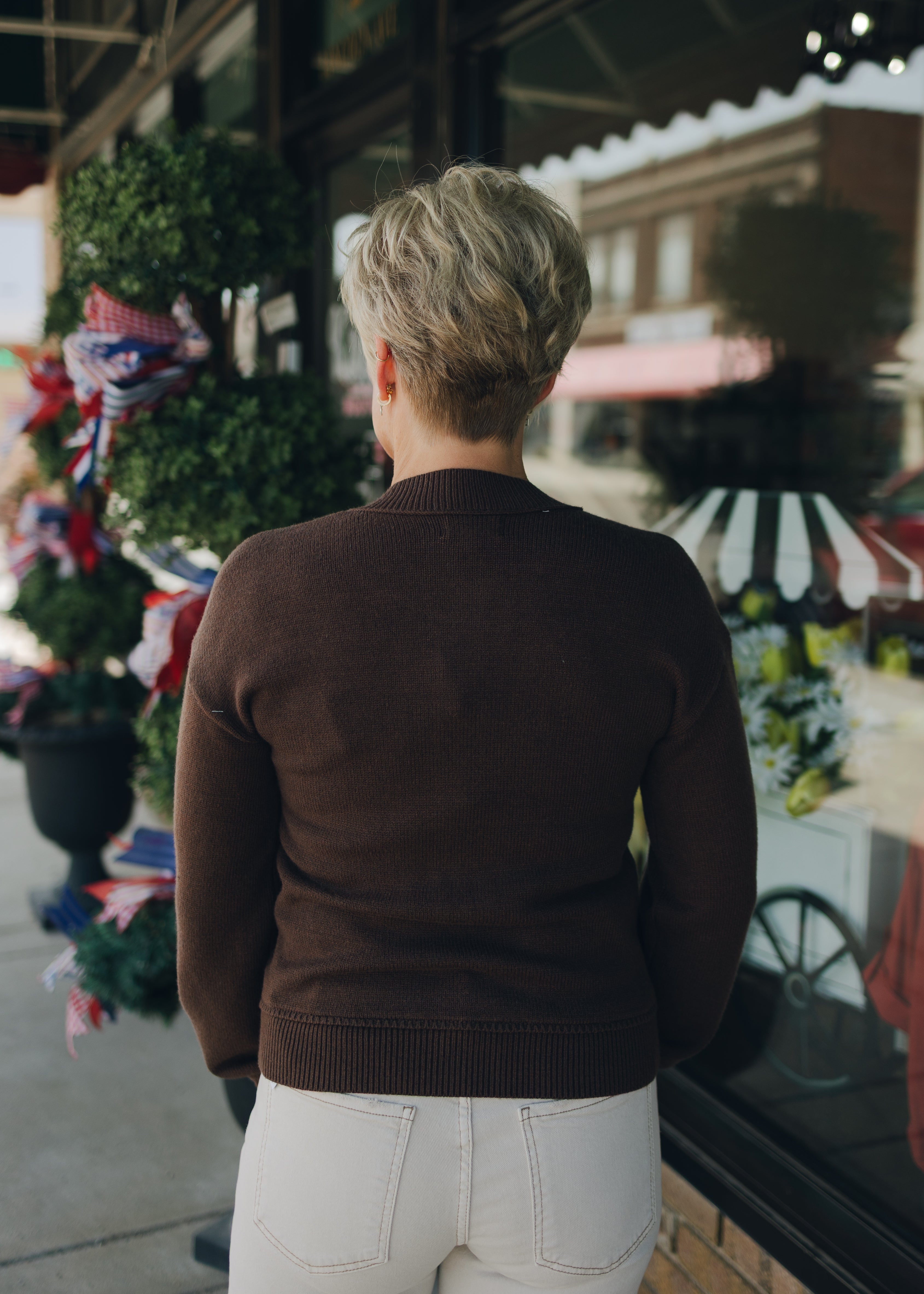 Thread & Supply Eliza Cardigan - Brown