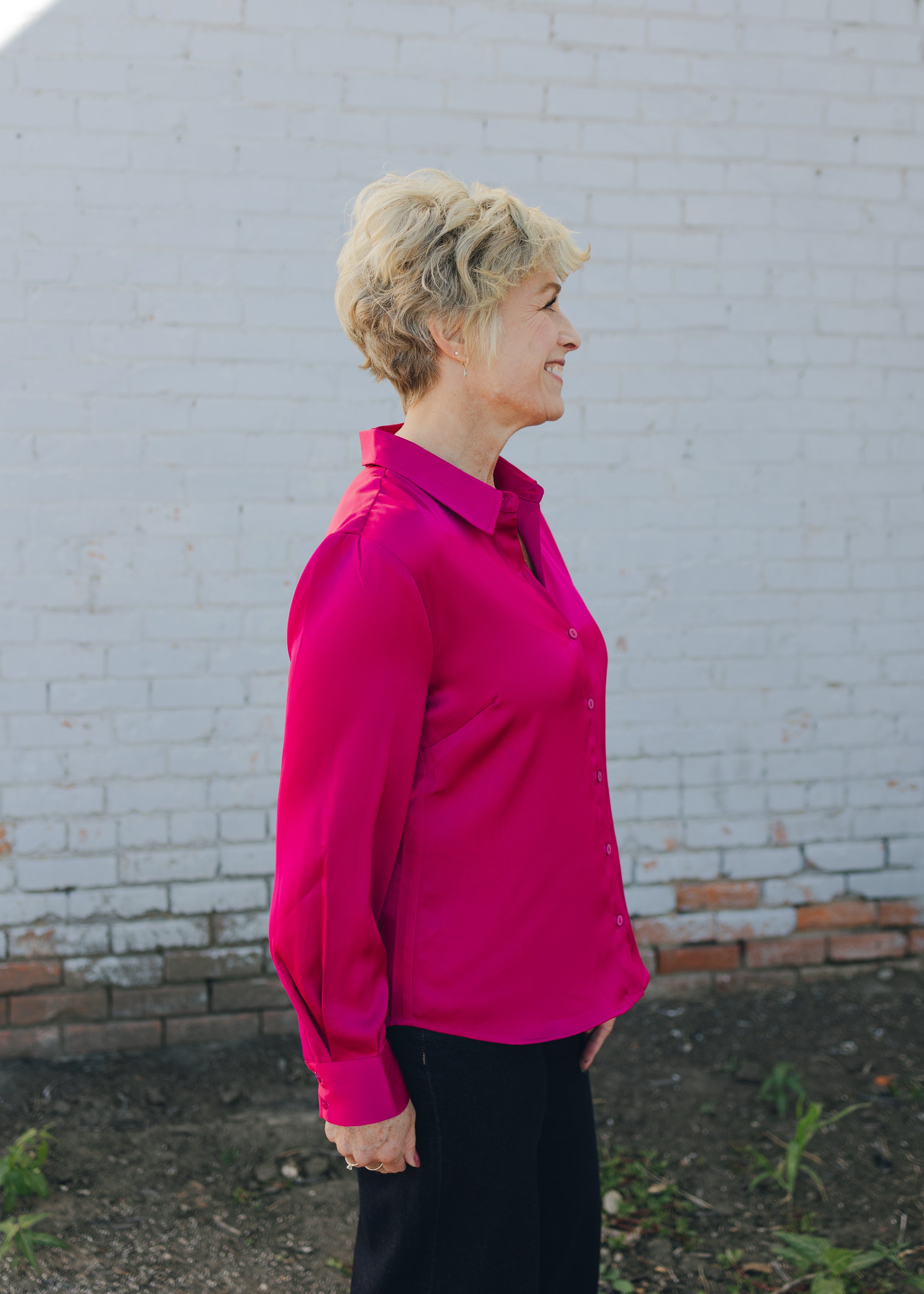 Liverpool L/S Button Front Woven Shirt