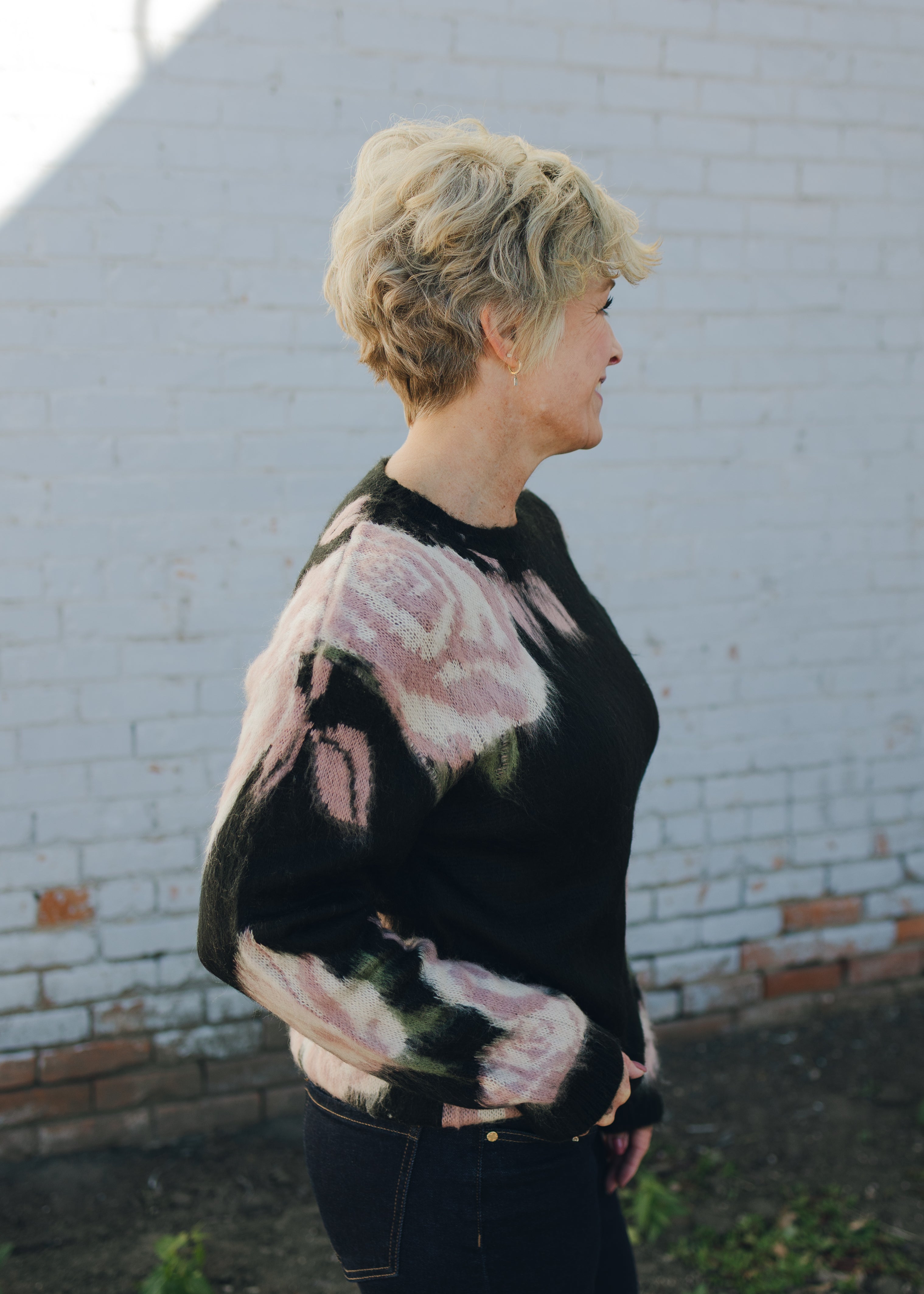 Liverpool Long Sleeve Crew Neck Drop Shoulder Sweater